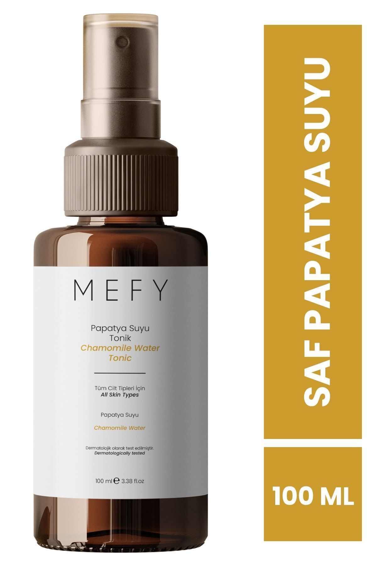Mefy Saf Ve Doğal Papatya Suyu Özlü Aydınlatıcı Ve Tazeleyici Tonik 100 ml