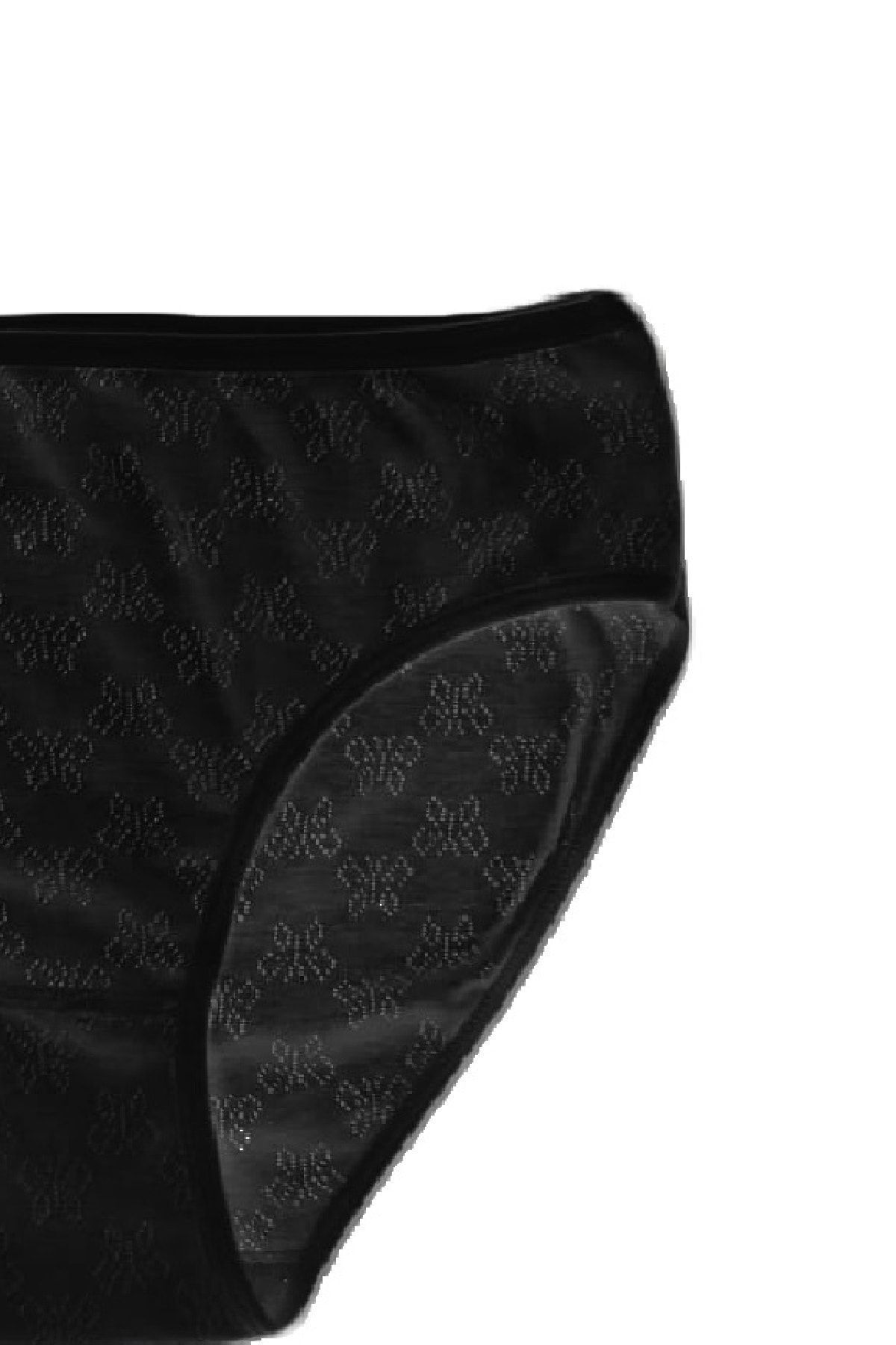 FSM1453-Women's Cotton Ribbed Normal Waist Slip Panties 2-Piece 5