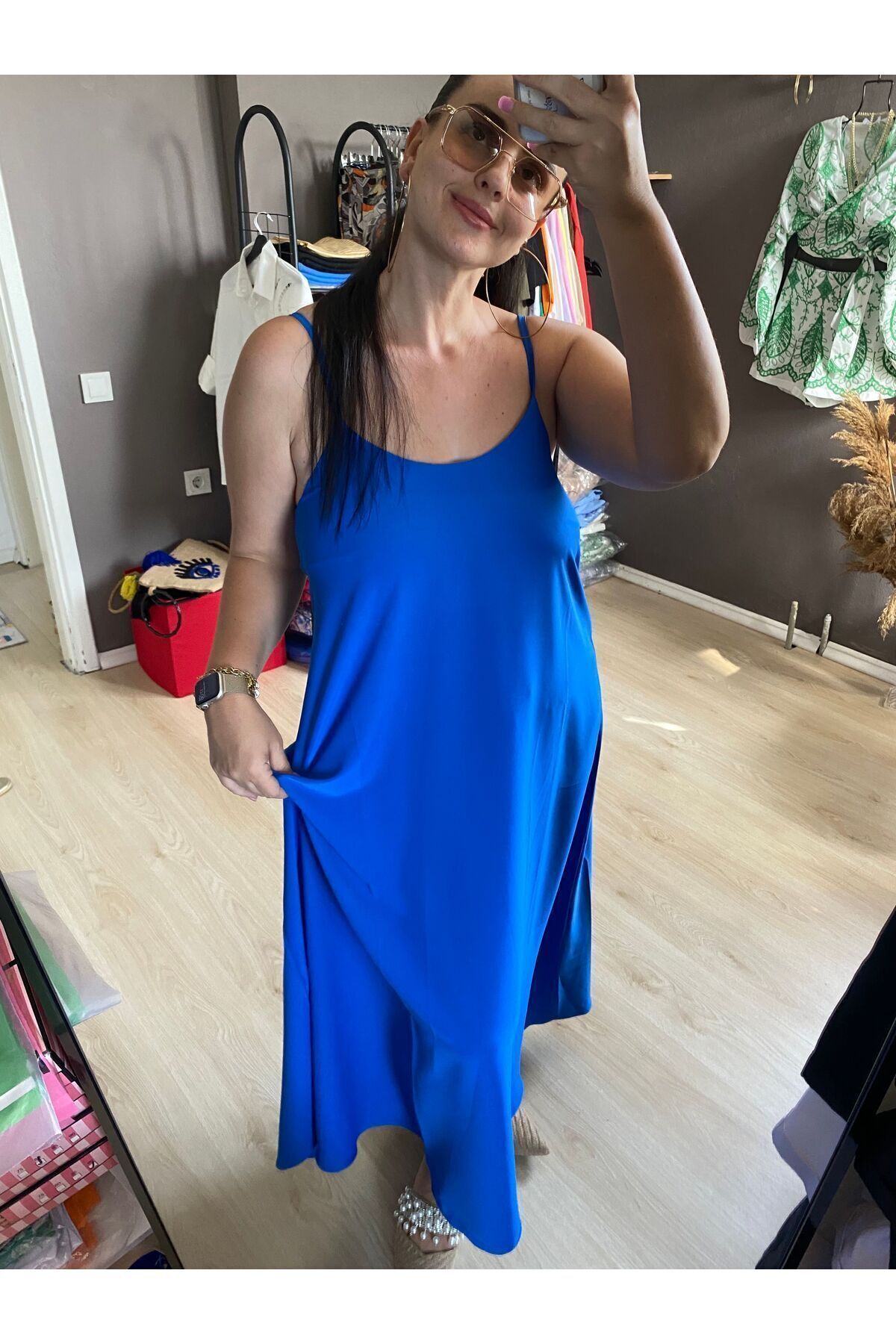 HZL-Maxi Aerobin Cast Dress with Adjustable Straps 3