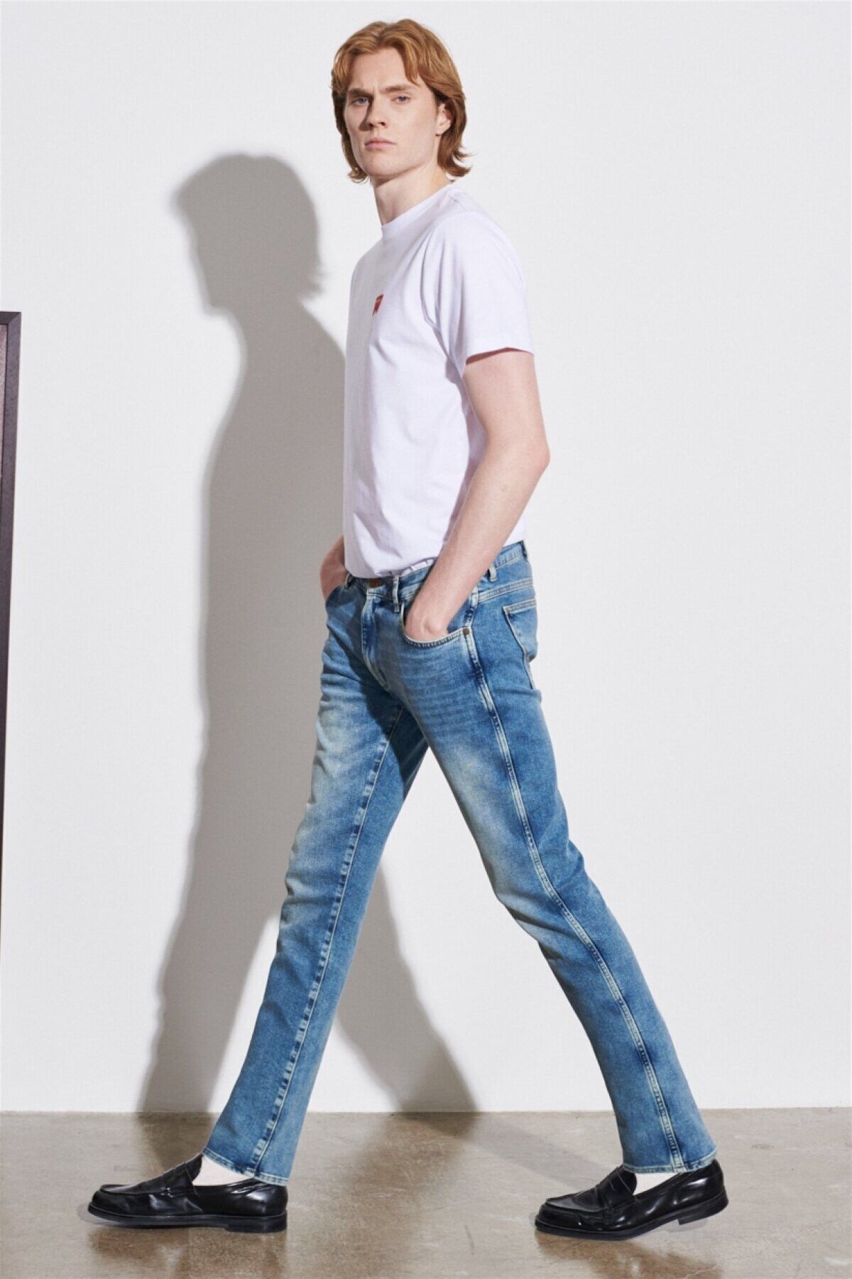 شلوار جین آبی مردانه اورجینال Wrangler