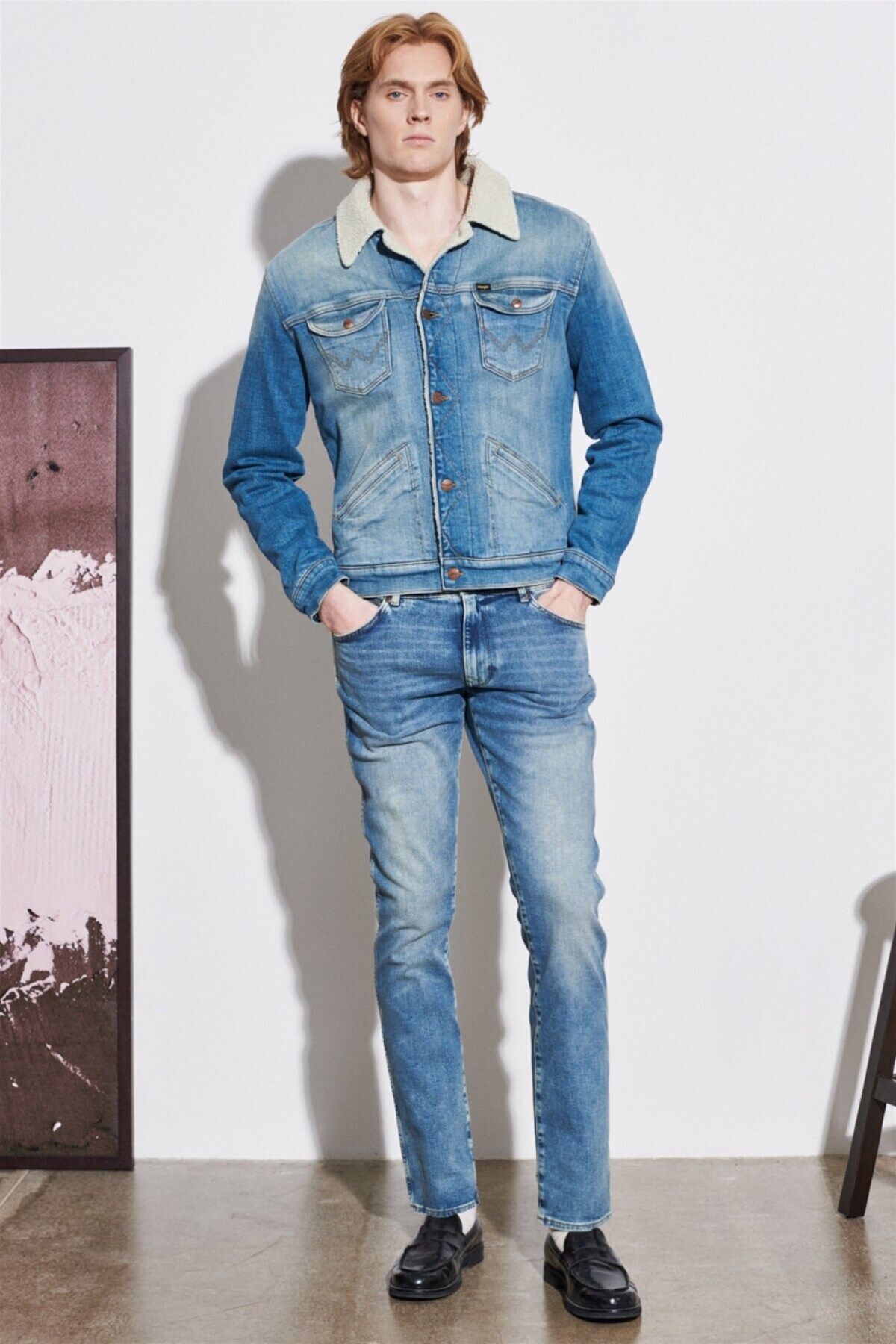 شلوار جین آبی مردانه اورجینال Wrangler
