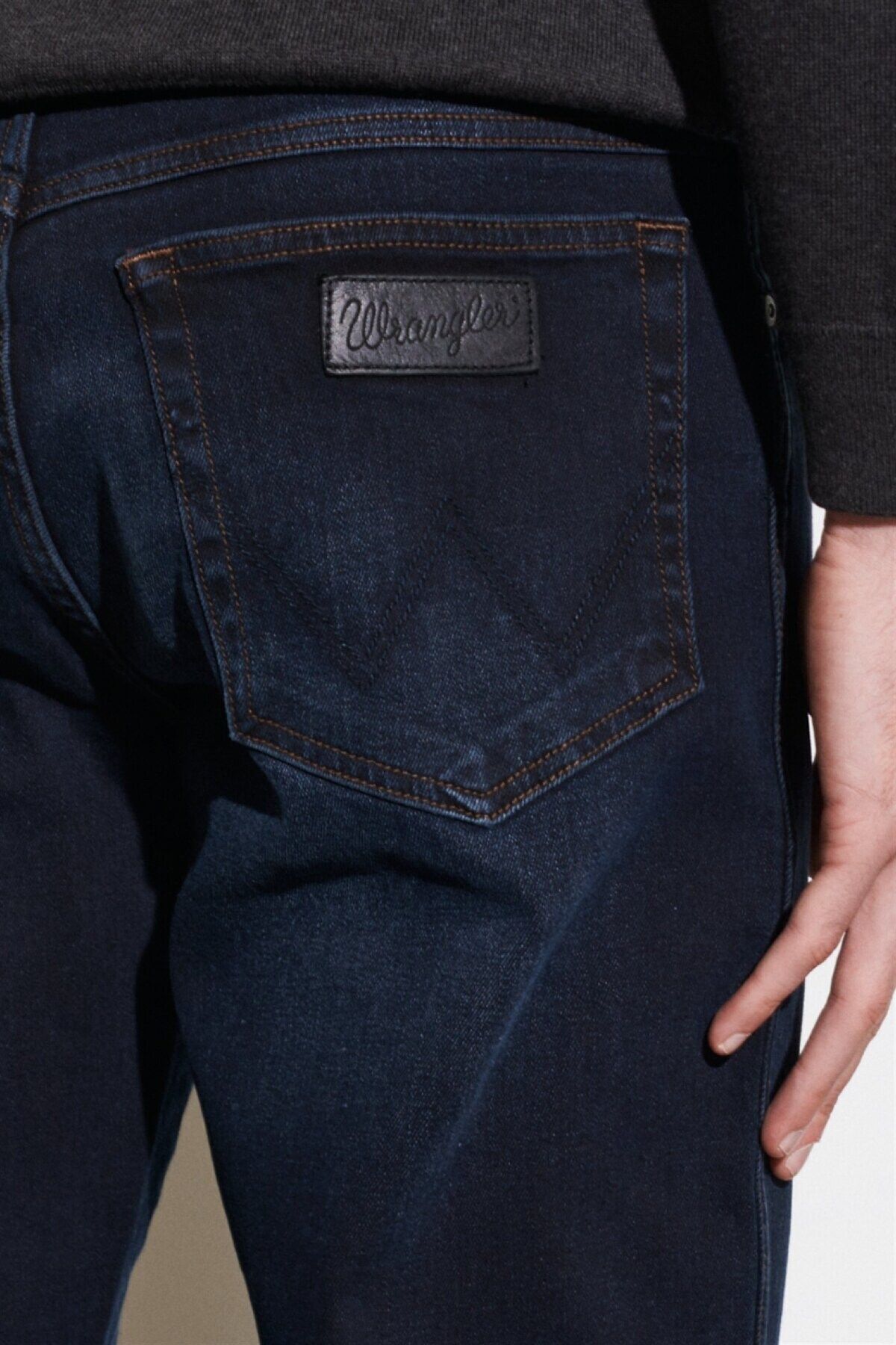 شلوار جین آبی مردانه تگزاس ، فلش مستقیم Wrangler