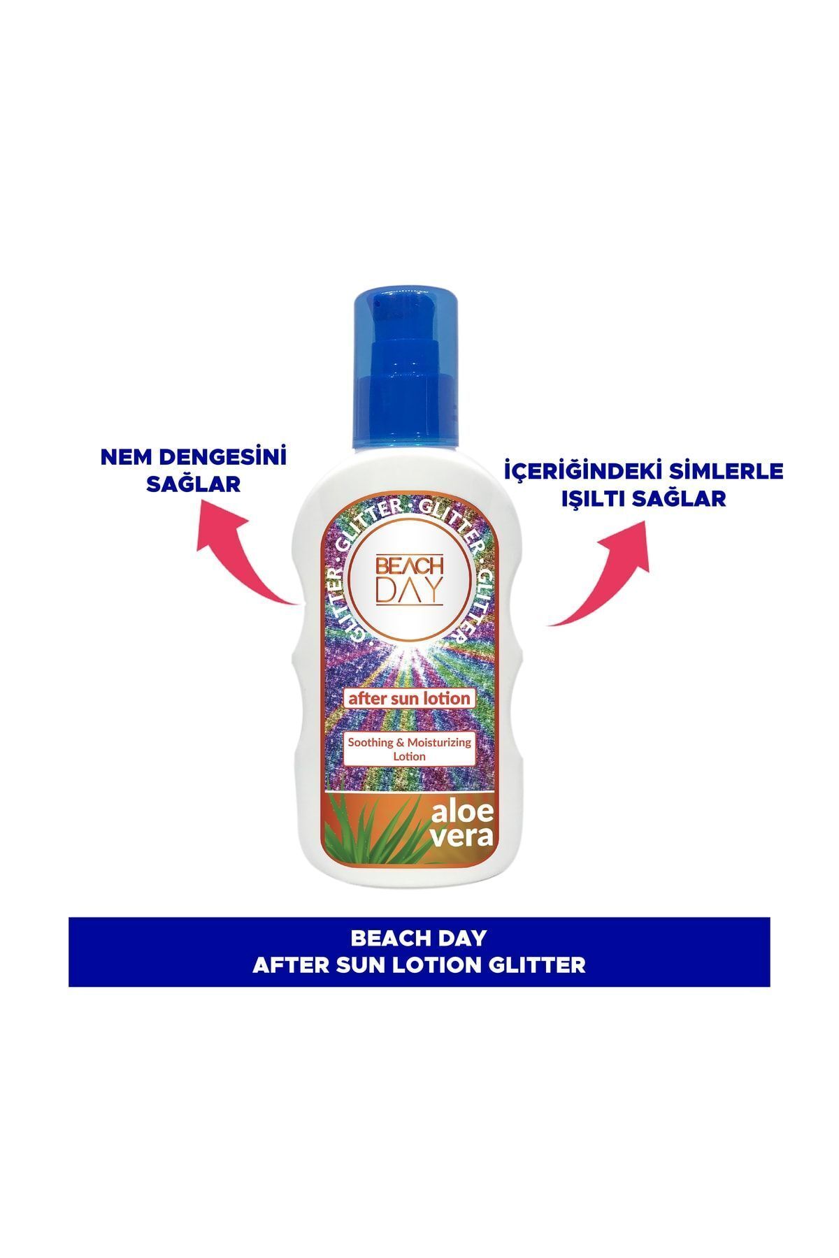BEACH DAY Işıltılı Güneş Sonrası Losyon (SİMLİ) 150 ml 8699375055771