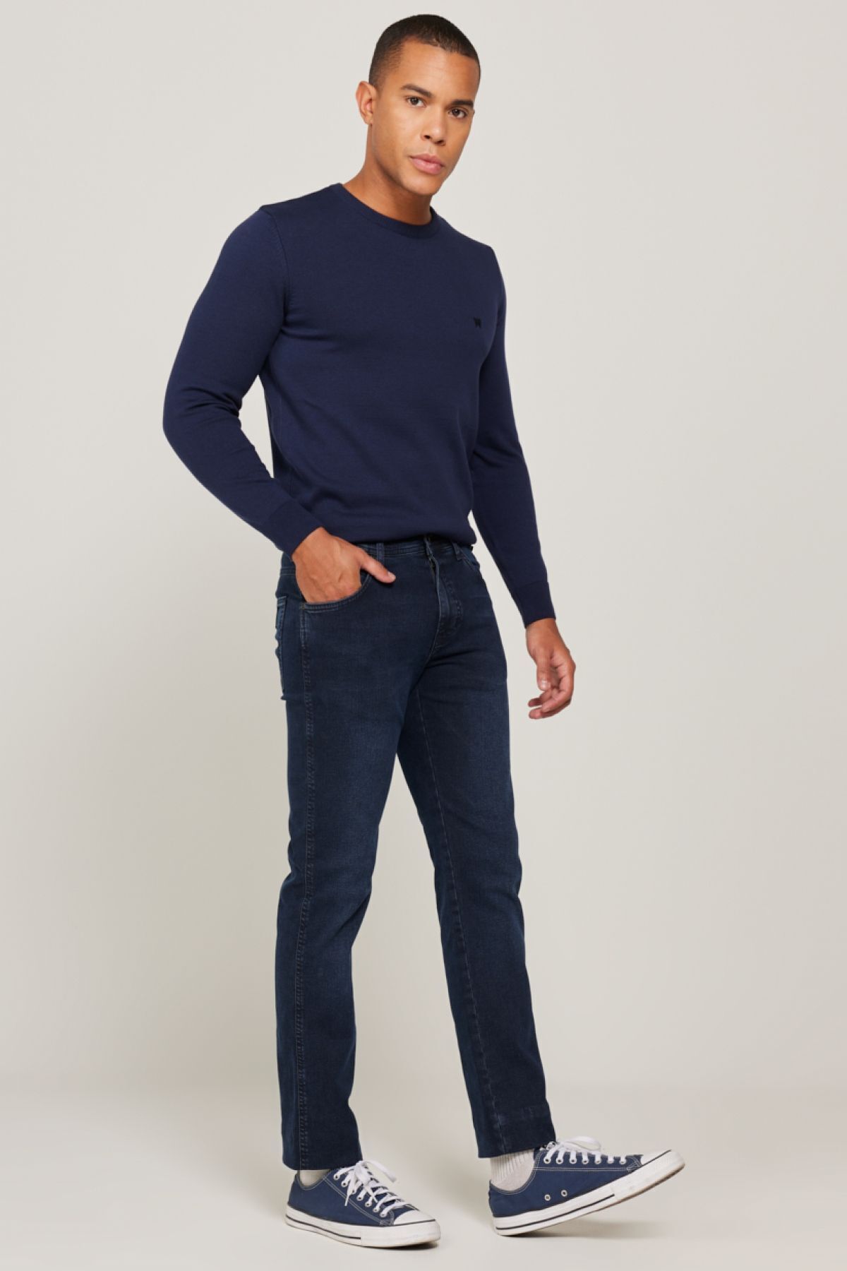 شلوار جین آبی مردانه انعطاف پذیر ، آریزونا مستقیم کمر معمولی Wrangler