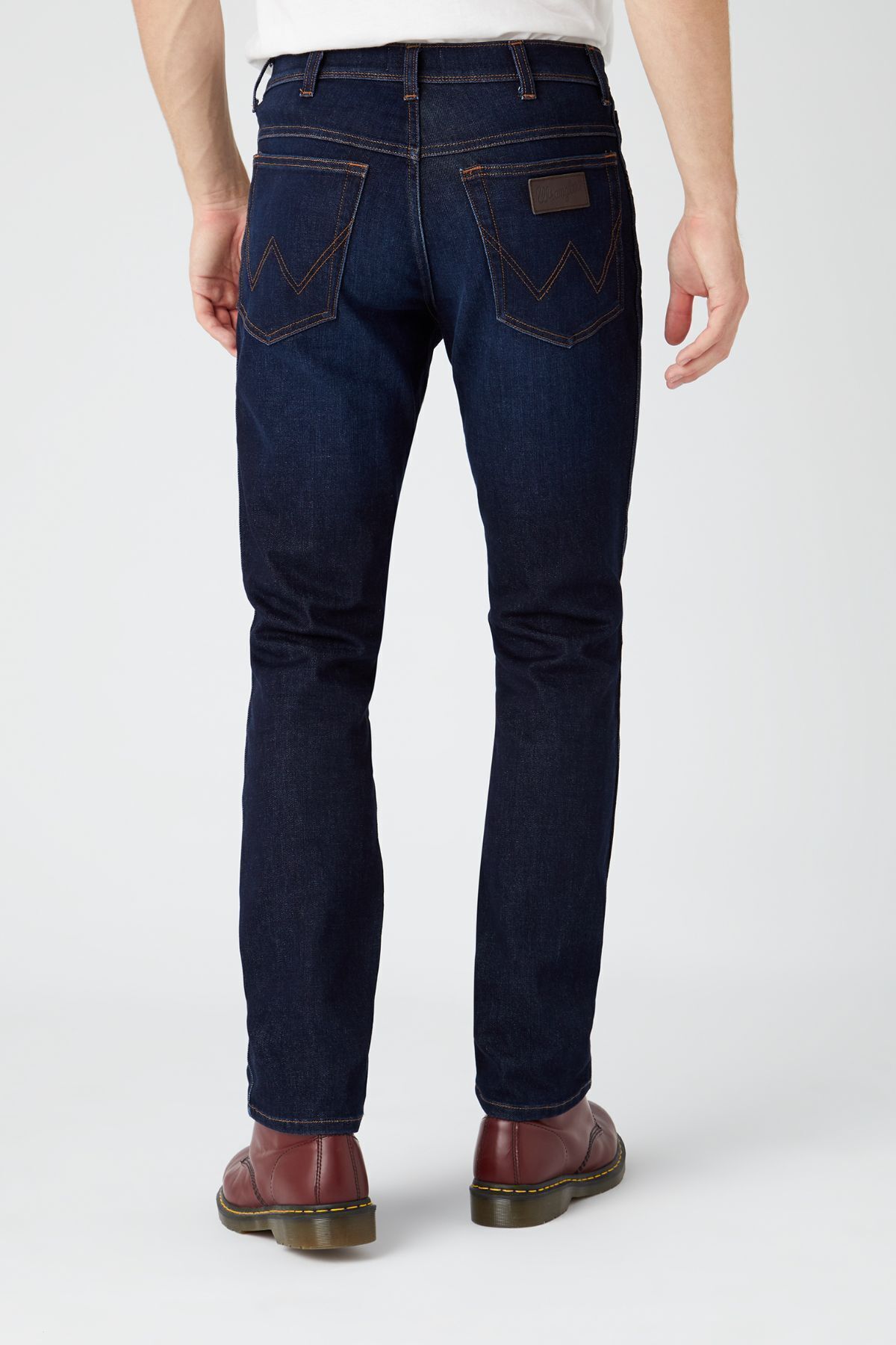 شلوار جین آبی مردانه انعطاف پذیر با کمر مناسب تگزاس Wrangler