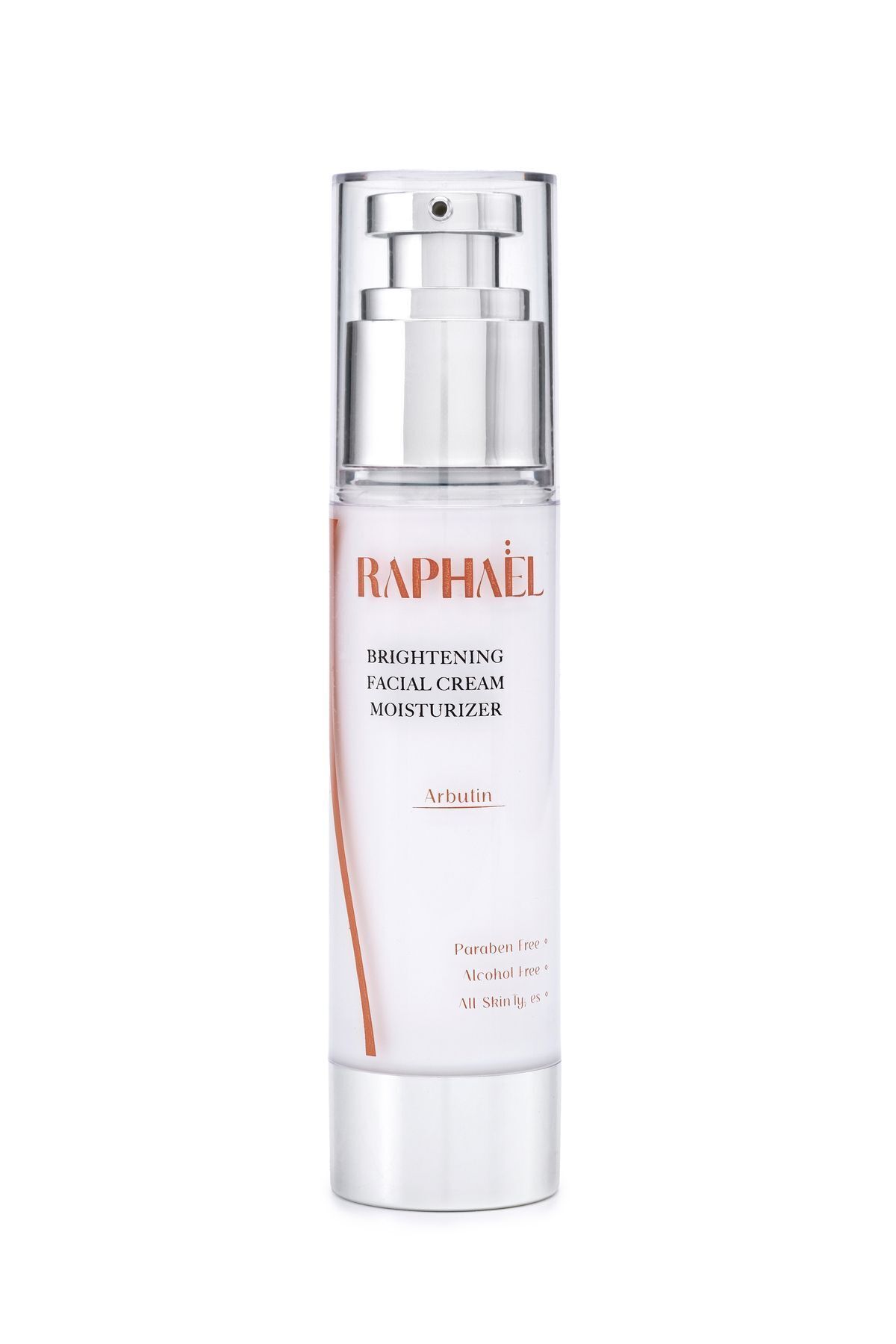 کرم مرطوب کننده صورت روشن کننده (کرم مرطوب کننده ضد لک با آربوتین 50 میلی لیتری) RAPHAEL