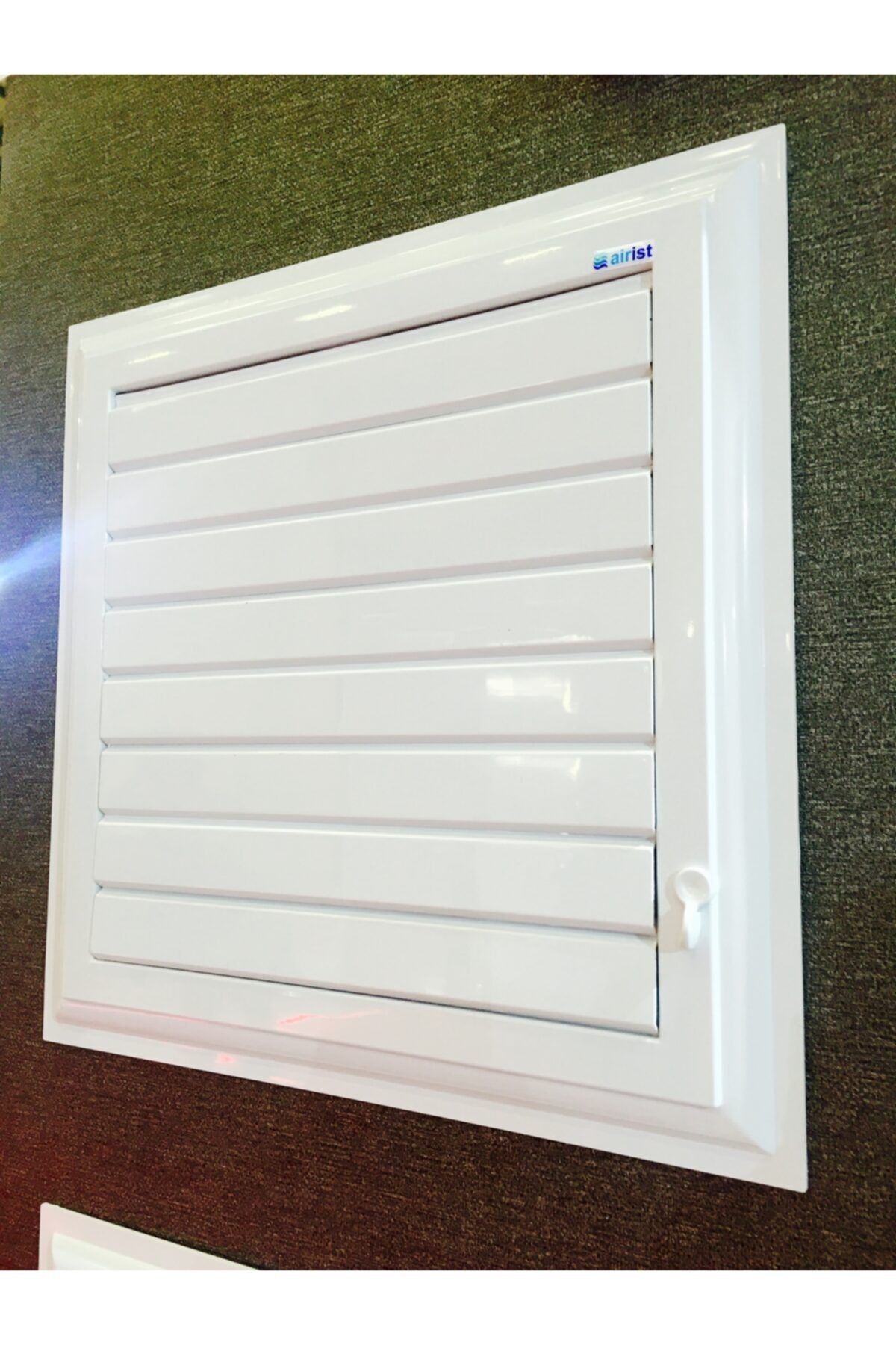 AİRİST 35x35 Plastik Yüzeysel Hareketli Banyo Wc Menfezi, Panjur