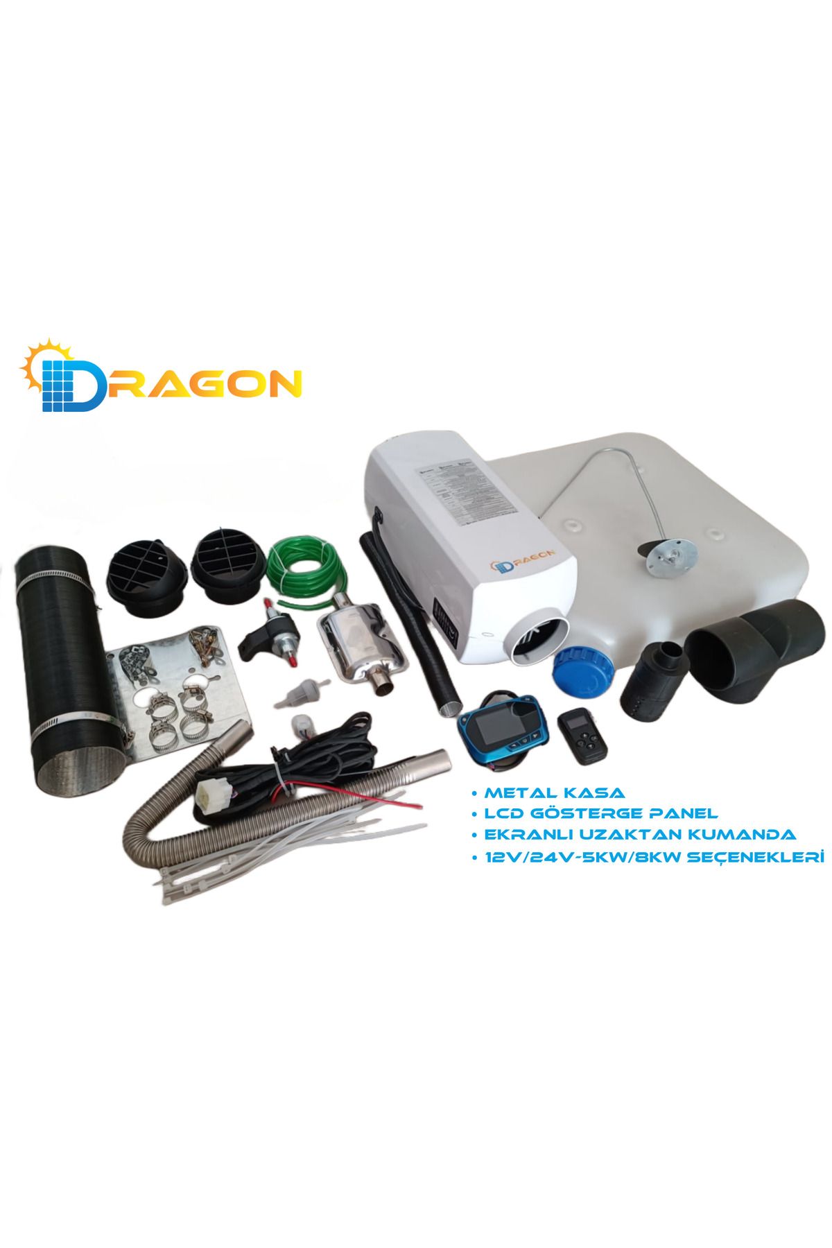 Dragon 5 Kw Dizel Ortam Isıtıcı 12 Volt