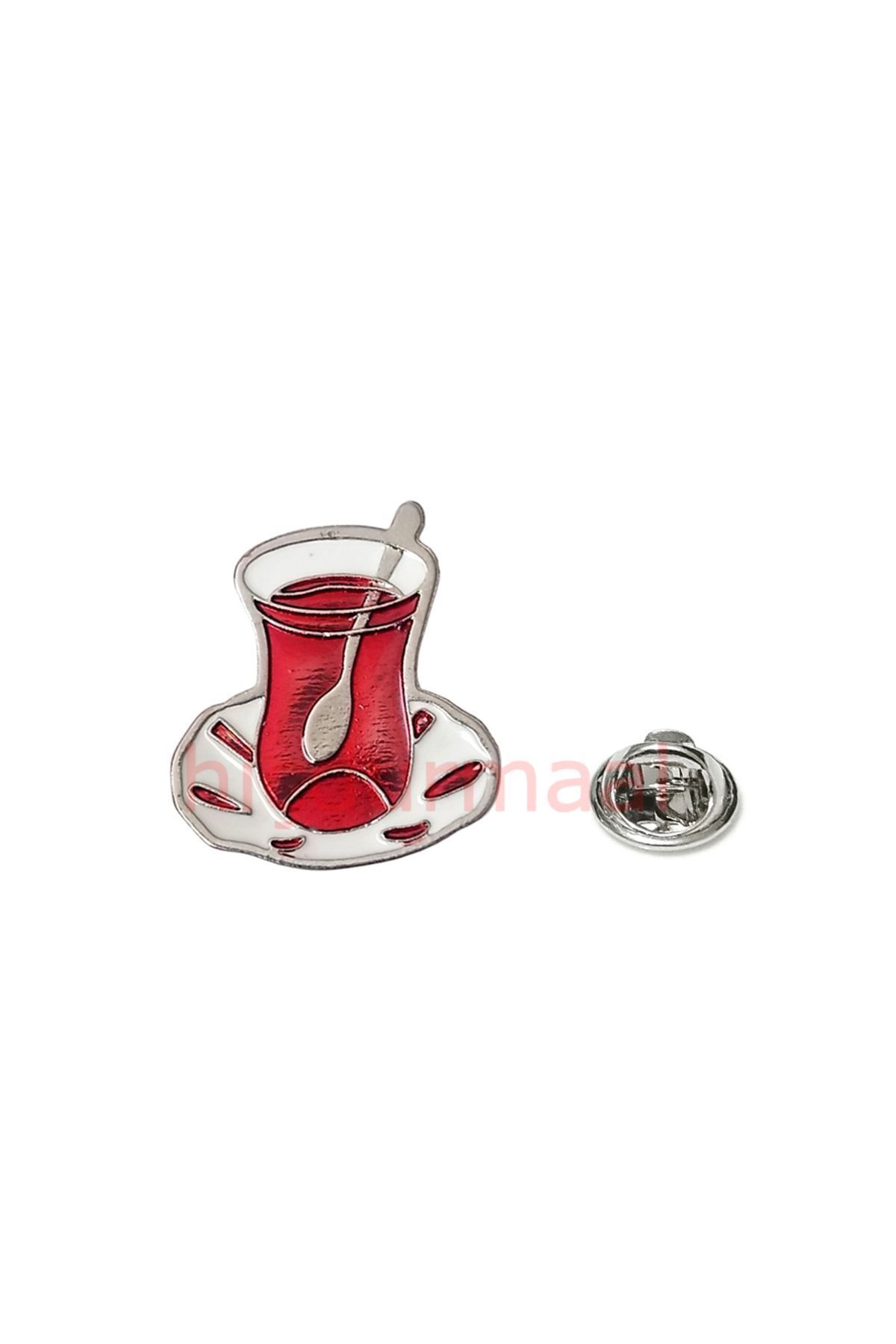 Colorful Tea Cup Metal Lapel Badge 1 Piece