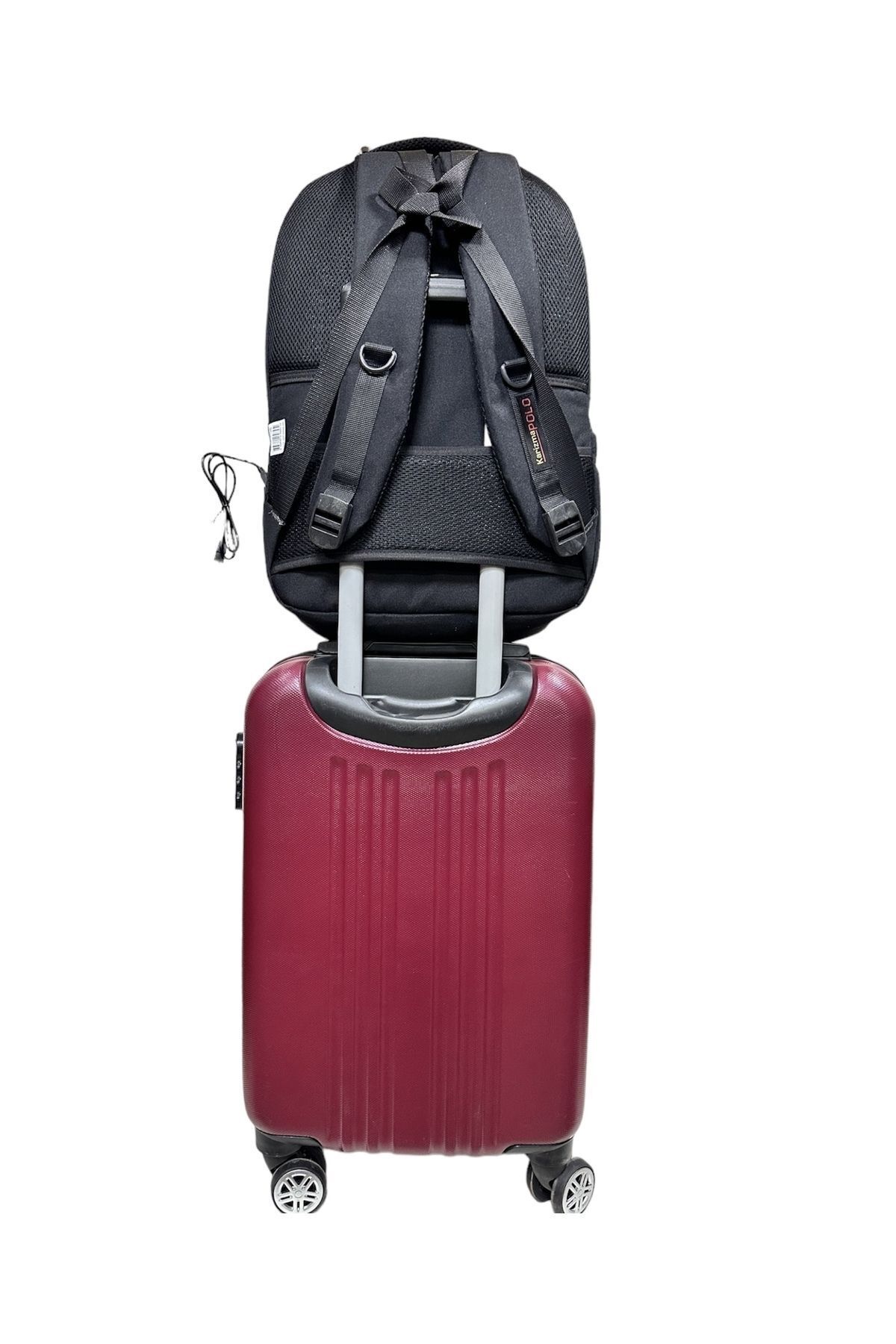 کوله پشتی زنانه خاکستری KARİZMA POLO | S2026 اورجینال - تصویر 6