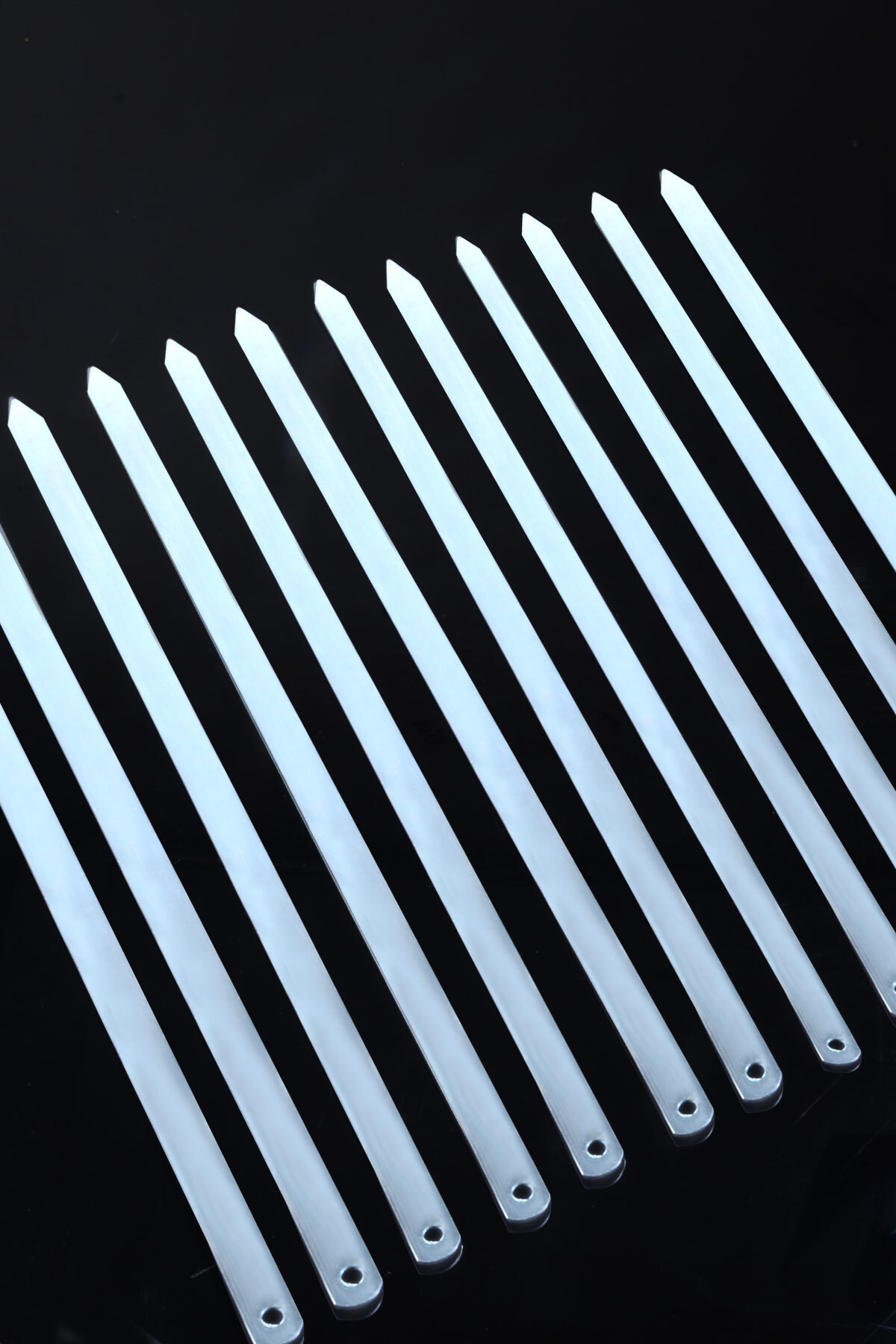 12 Professional Metal Minced Meat Skewers (Adana-Urfa-Antep KEBAB SKEWERS)
