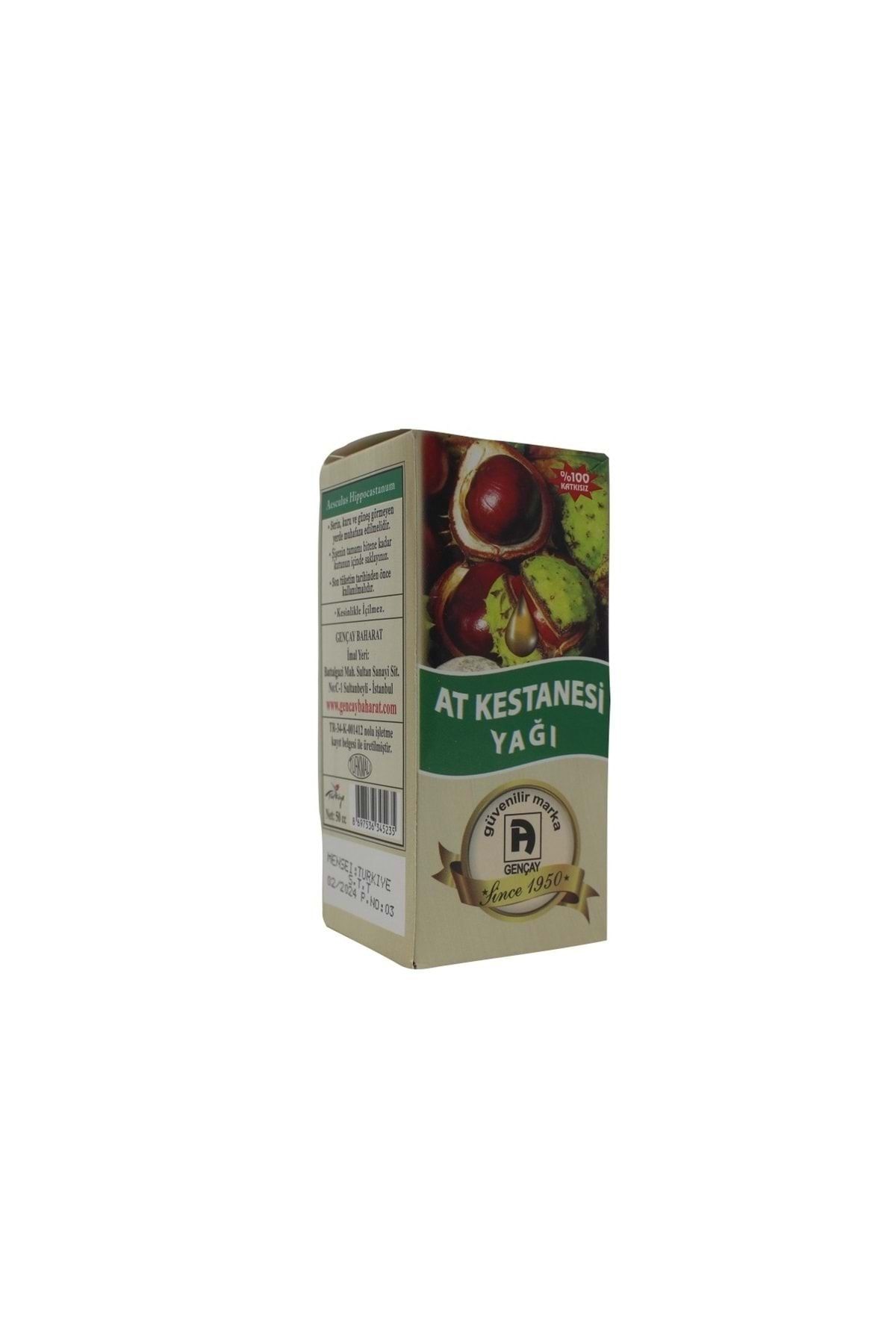 روغن شاه بلوط اسب 50 میلی لیتر gençay