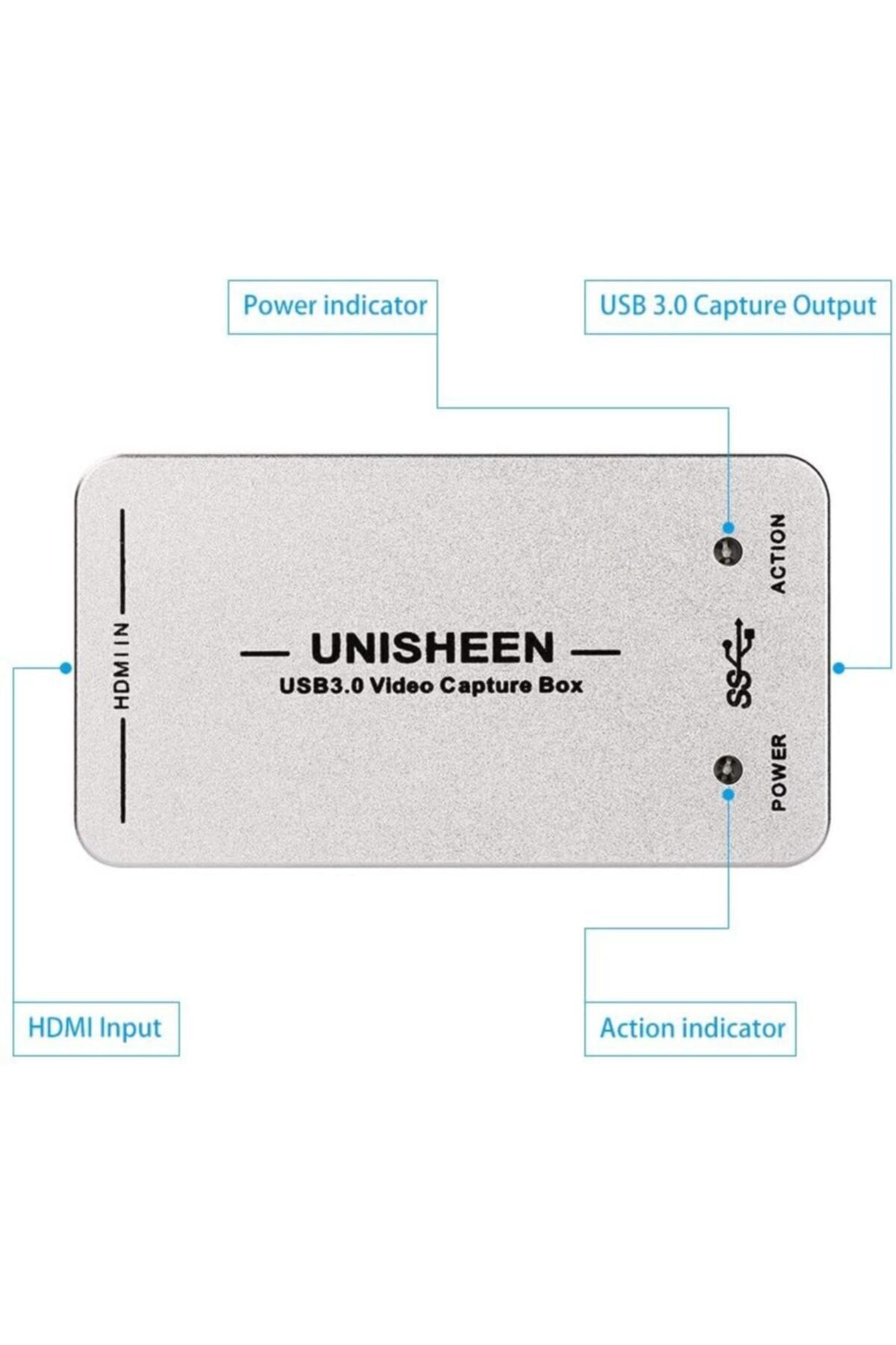 USB 3.0 HDMI Video Capture Canlı Yayın Akış ve Kayıt, HDMI hdmi capture 5