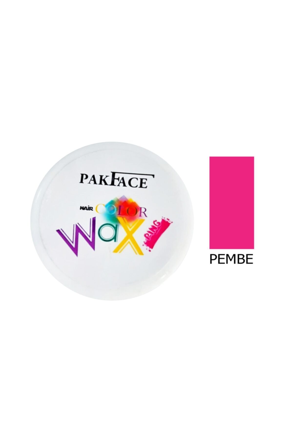 Pakface Renkli Saç Waxı 200 ml Pembe — 8697650158261