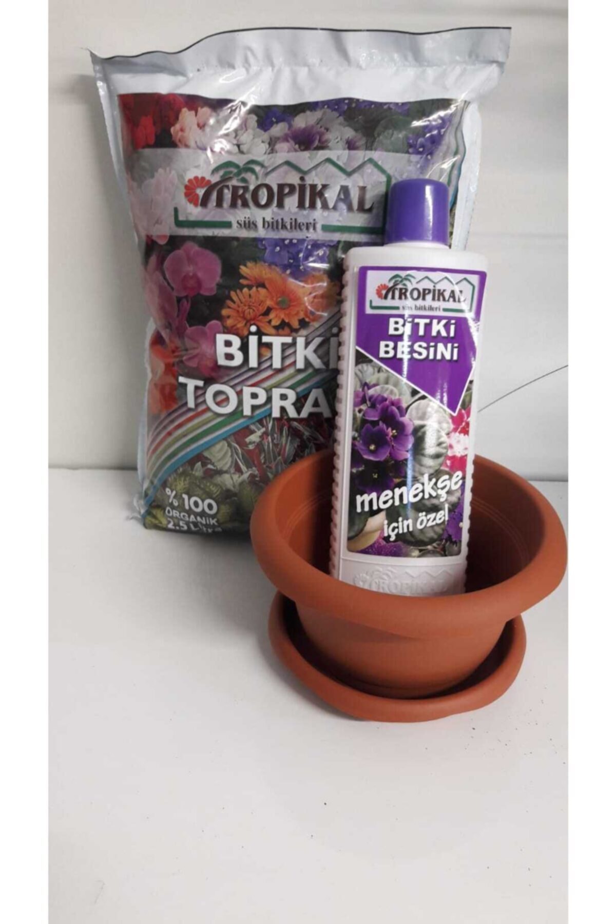 TROPİKAL Menekşe Yetiştirme Seti Saksı toprakmenekşe Besini Fiyatı