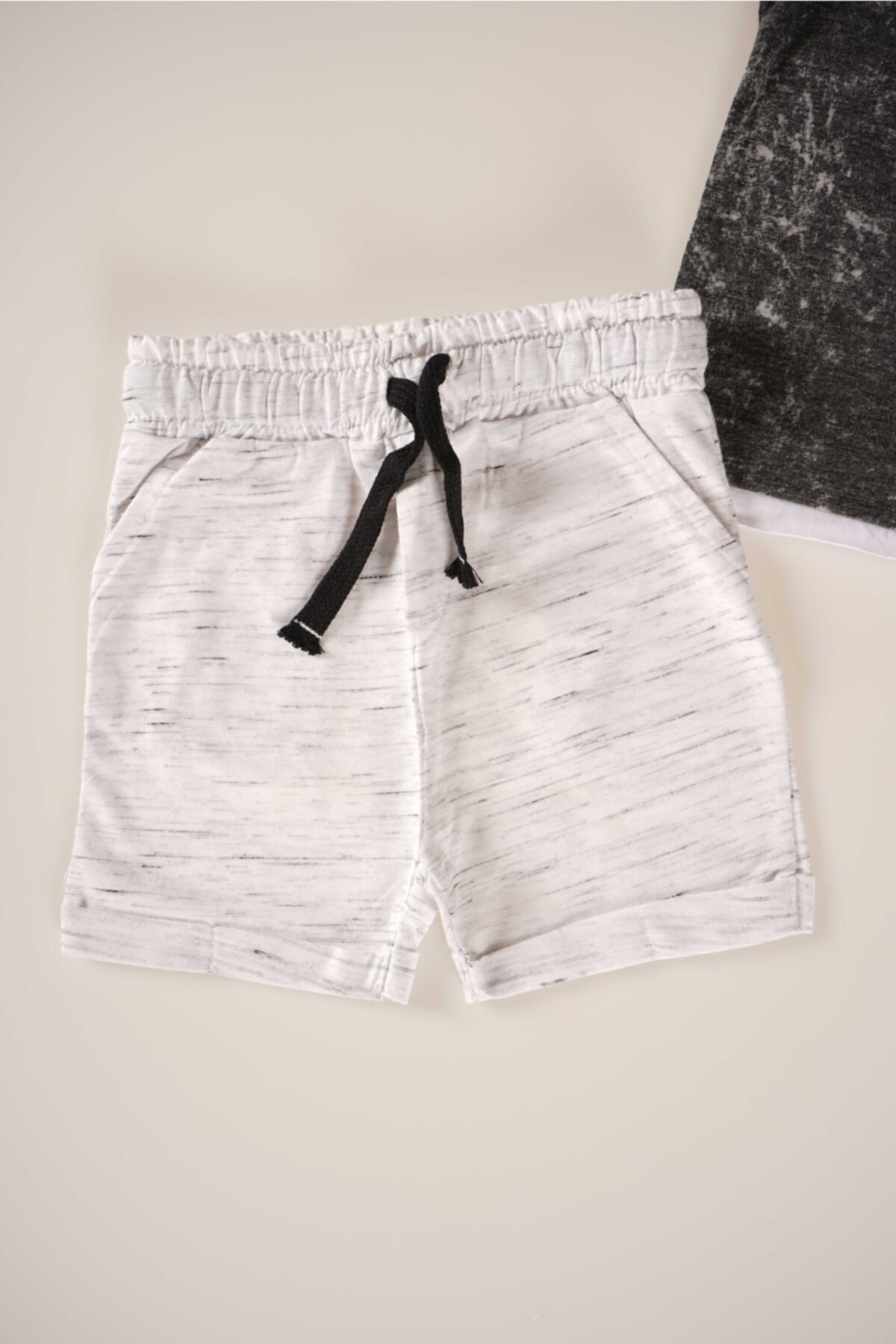 MİNİKO KİDS Yeni Sezon Cep Modelli Bebek Çocuk Şortlu 2li Takım fotoğrafı 4 (önizleme)