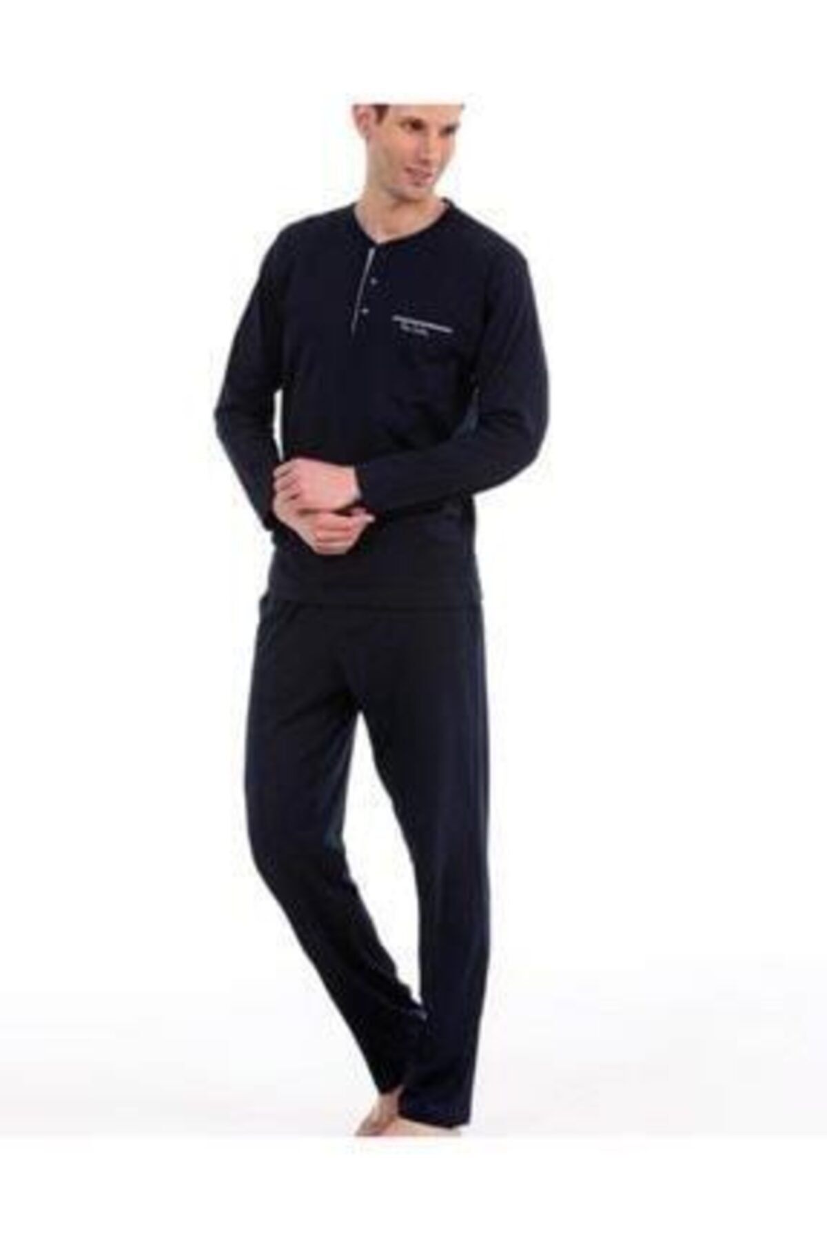 ست پیژامه قرمز مردانه لباس خواب دامات 5 5525 Pierre Cardin