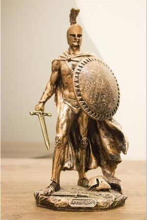 Tasarım Leonidas Spartalı Biblo Sparta Kralı Heykel Ev Dekor Hediyelik Eşya antiochleon14