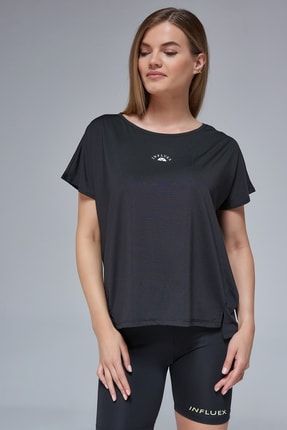 Kadın Siyah T-shirt W21-6101