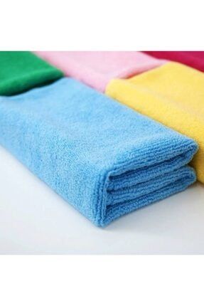 Dört 4lü 4 Adet 4 Farklı Renk Super Soft Microfiber Mikro Fiber Bez Temizlik Cam Temizleyici Bezi RENKBEZ11