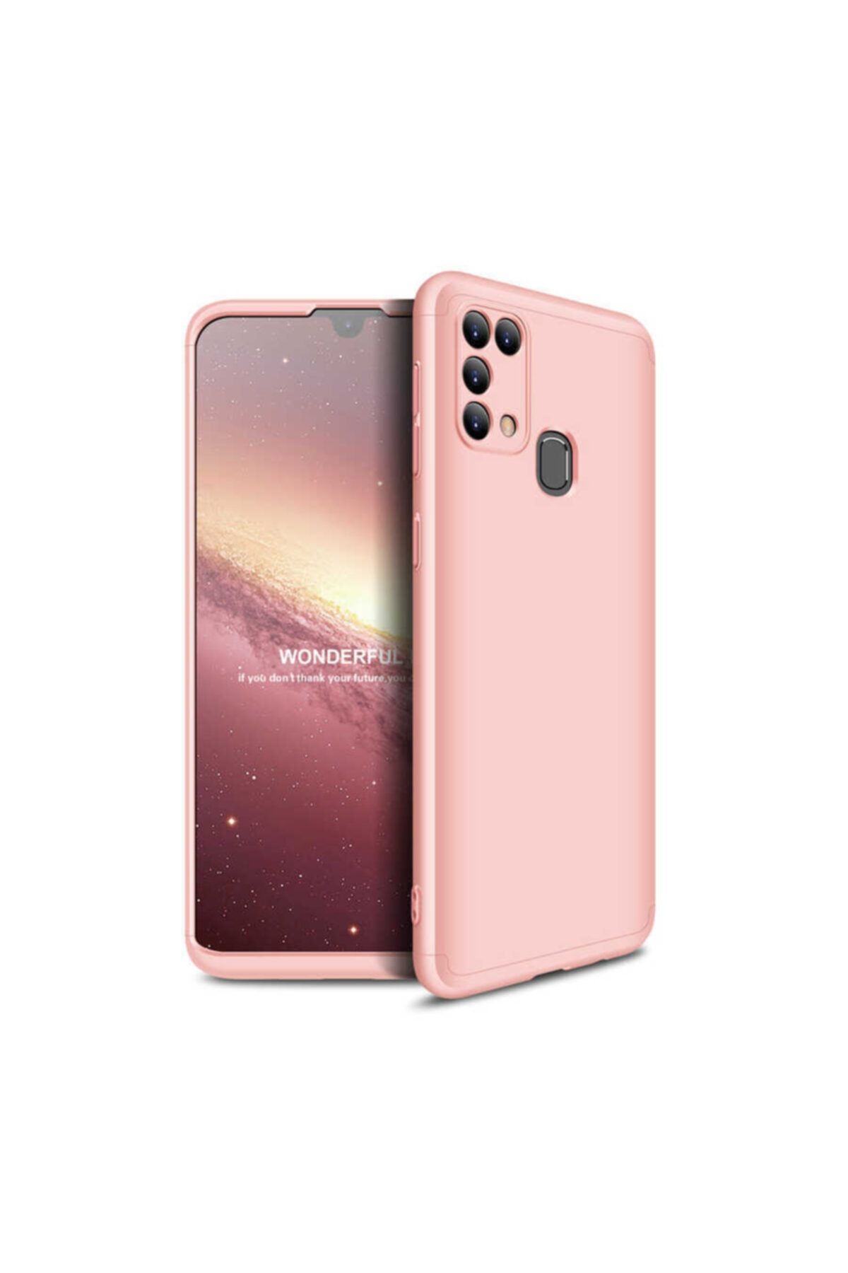 Nezih Case Samsung Galaxy M31 Uyumlu Tam Koruma Sert Silikon K l f