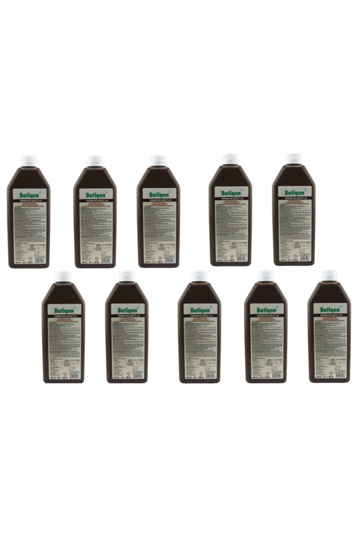 BATİQON Aqua Batikon Baticonol Antiseptik Çözelti 10 X 1000 ml 10'l u Paket