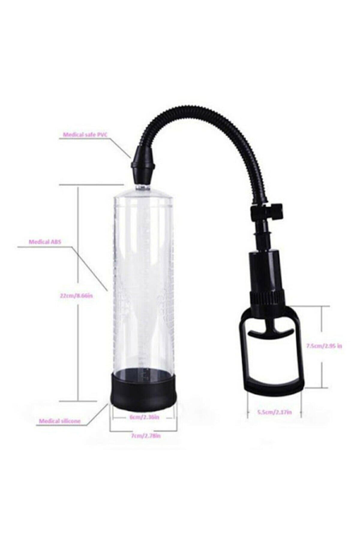 Men Penis Pump Penis Halkası Ve Penis Pompası Set 2