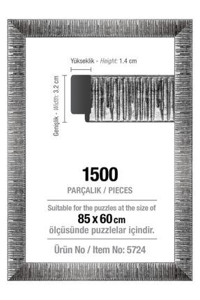 1500' Lük Gümüş 85 X 60 Cm (30 Mm ) Puzzle Çerçevesi CER5724