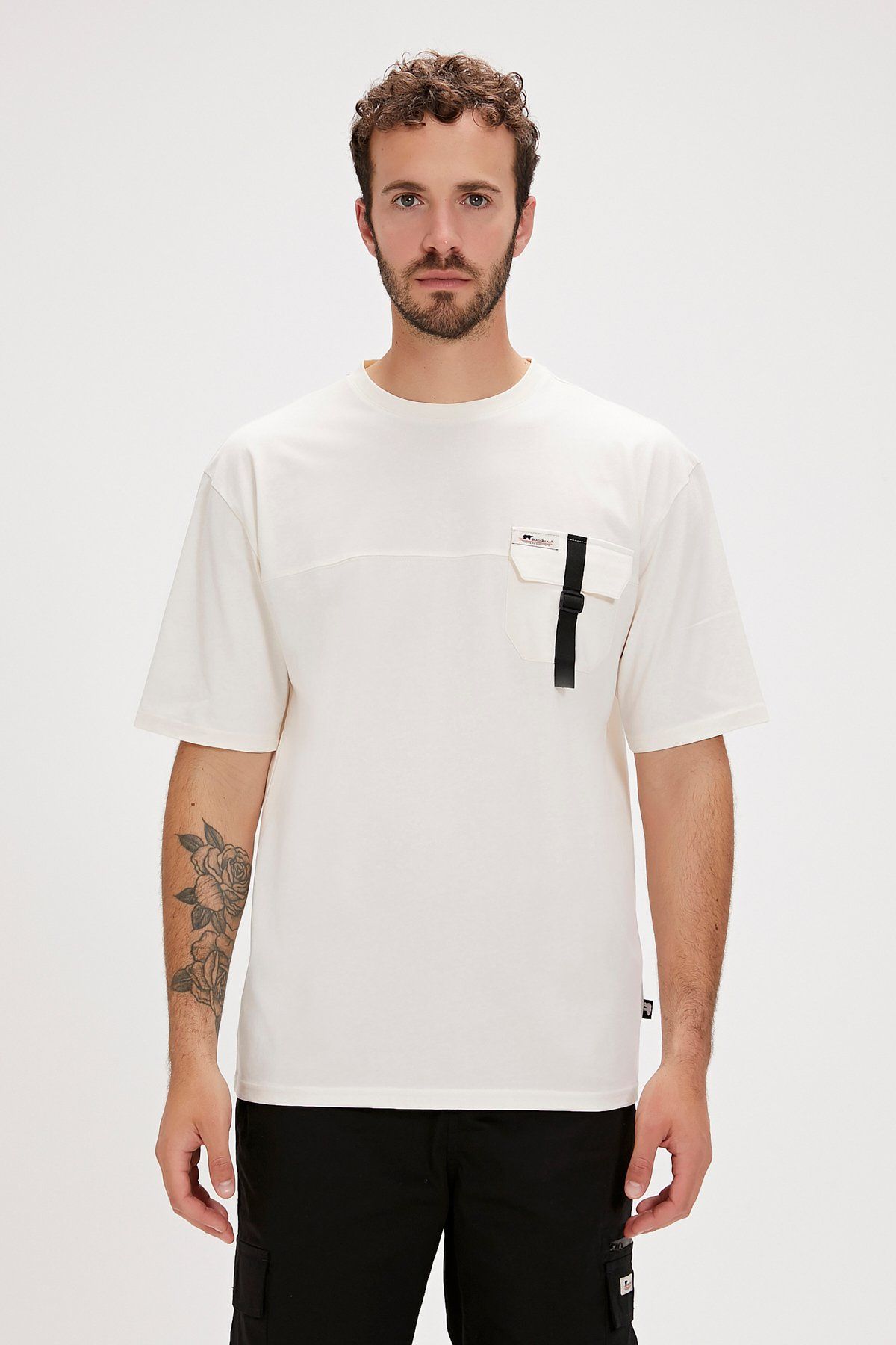 CLIFFORD T-SHIRT WHITE تی شرت مردانه Bad Bear