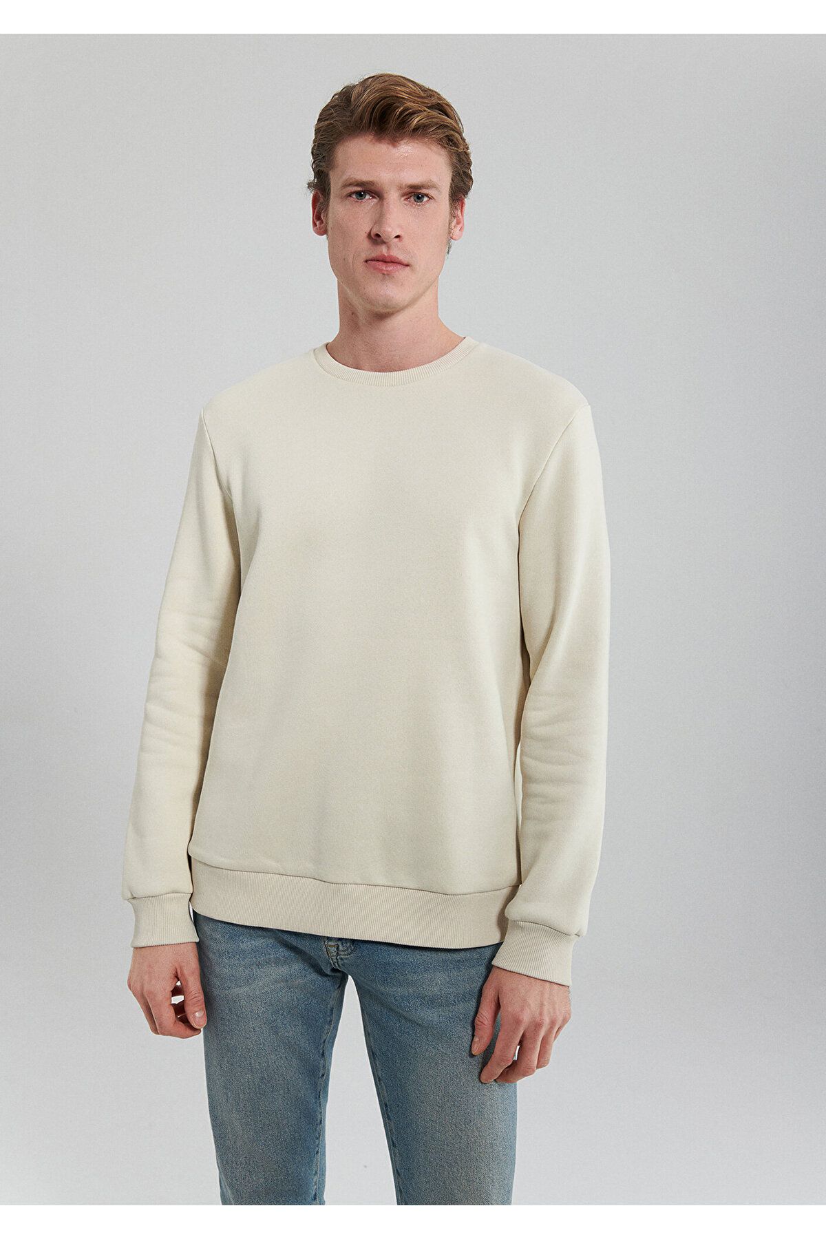 Mavi-Φούτερ Crew Neck Beige Basic0610060-70072 3