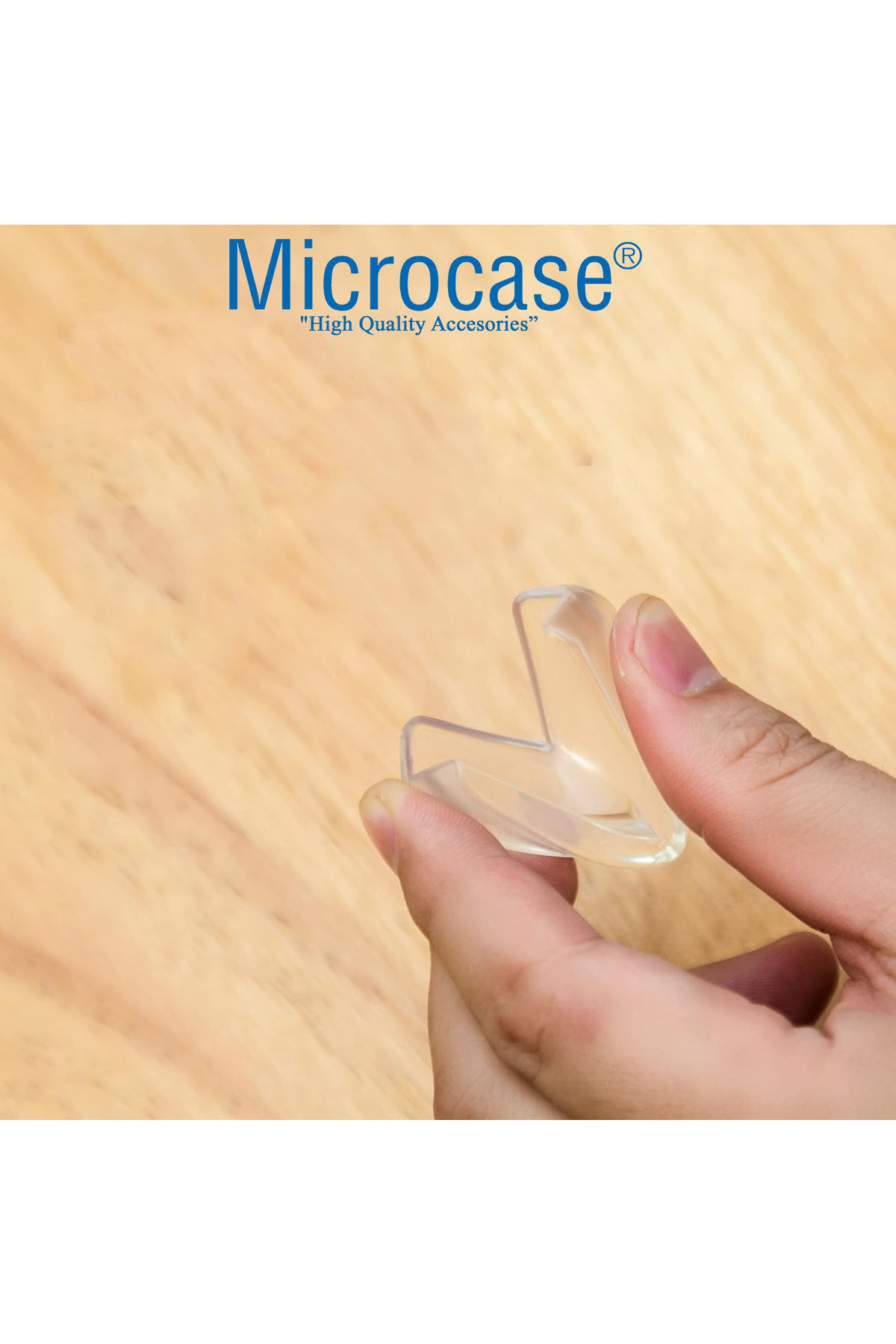 Microcase Bebekler için Eşya Masa Köşe Koruyucu Şeffaf Kendinden Yapışkanlı Silikon Köşe Koruma -AL4545 4 Adet fotoğrafı 3 (önizleme)