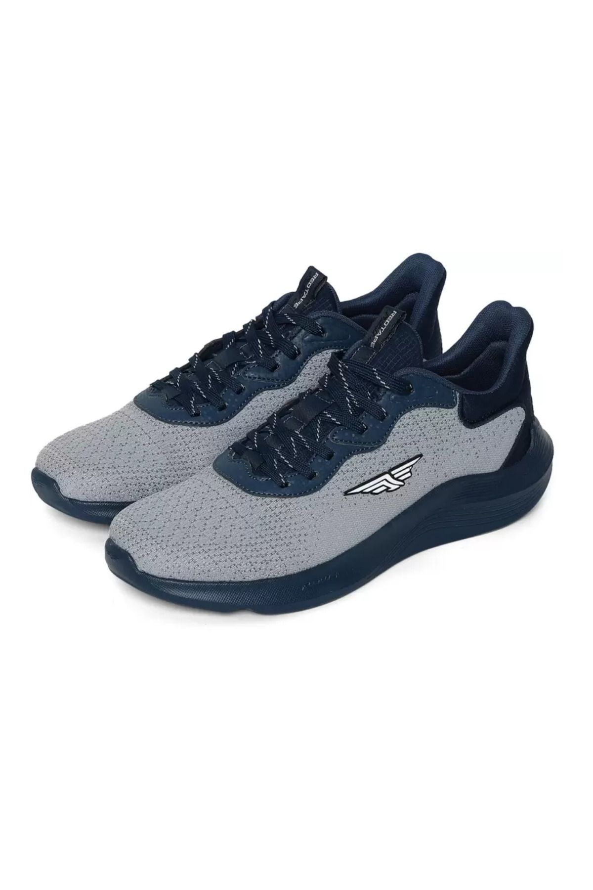 Red Tape-Men's Gray Memory Foam Walking Shoes 6