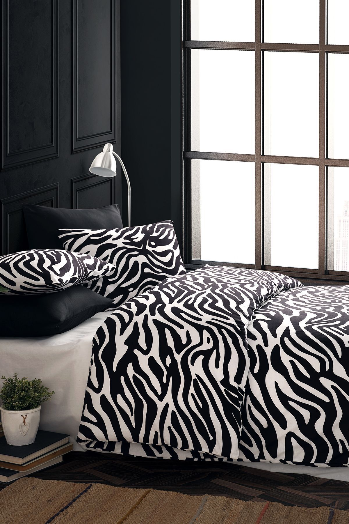 Zebra %100 Pamuk Tek Kişilik Nevresim Takımı 3