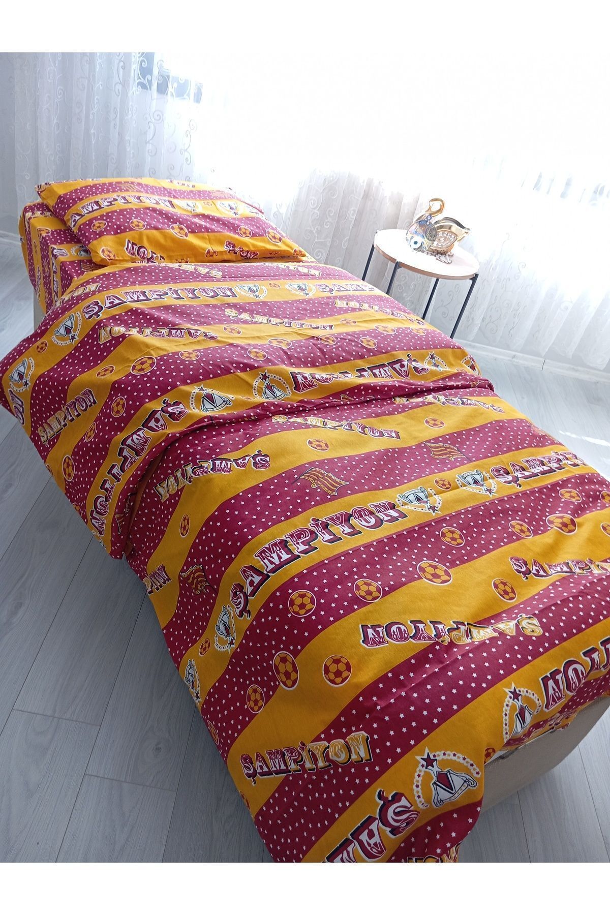 Home-Nirvana Home - Single Fan Patterned Bedding Set 2