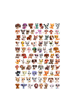 Ororabutik 88 Adet Sevimli Hayvanlar Sticker Seti - Etiket Seti Scrapbook Bul...