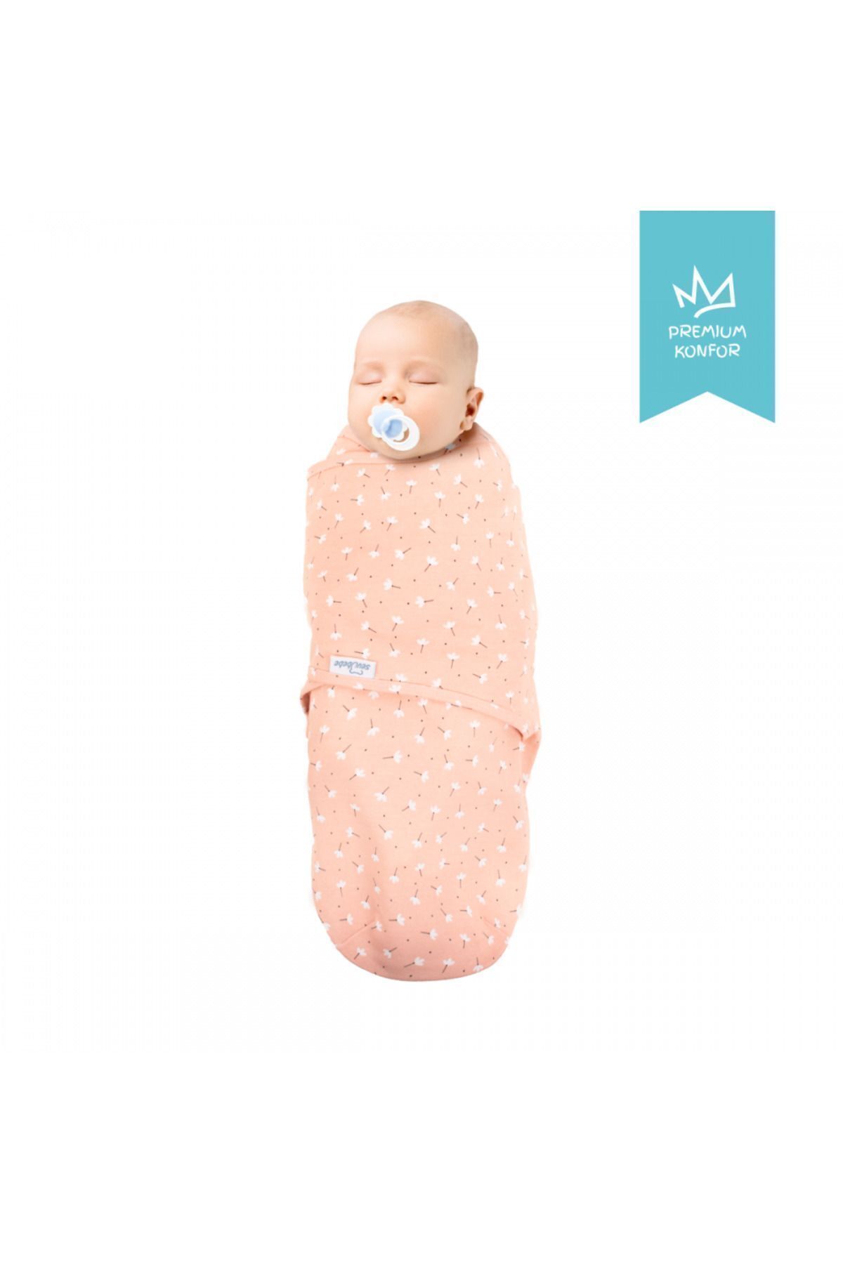 Sevi Bebe-Interlock Baby Swaddle Art-118 Spring Pattern 2