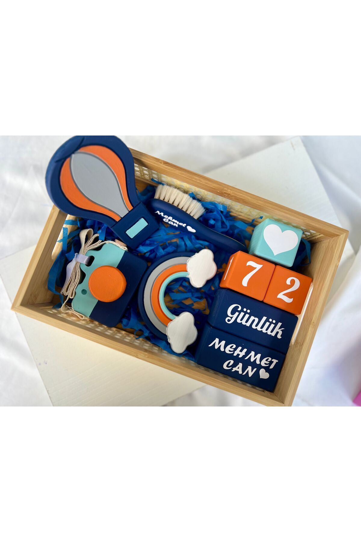 Bebek anı küpü çekim 3lü objeliset tam takım çekim dekor