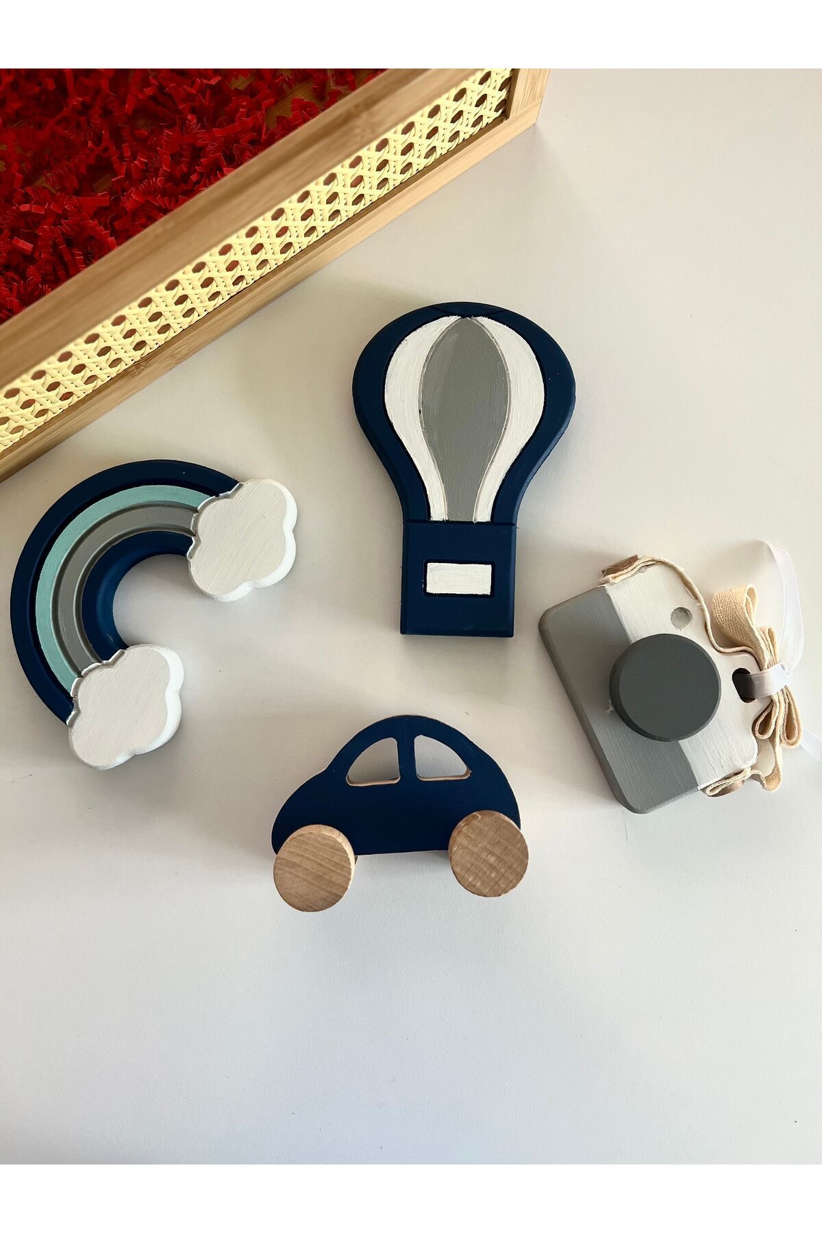 Objeli bebek çekim aksesuarı dekor bebek hediyelik set