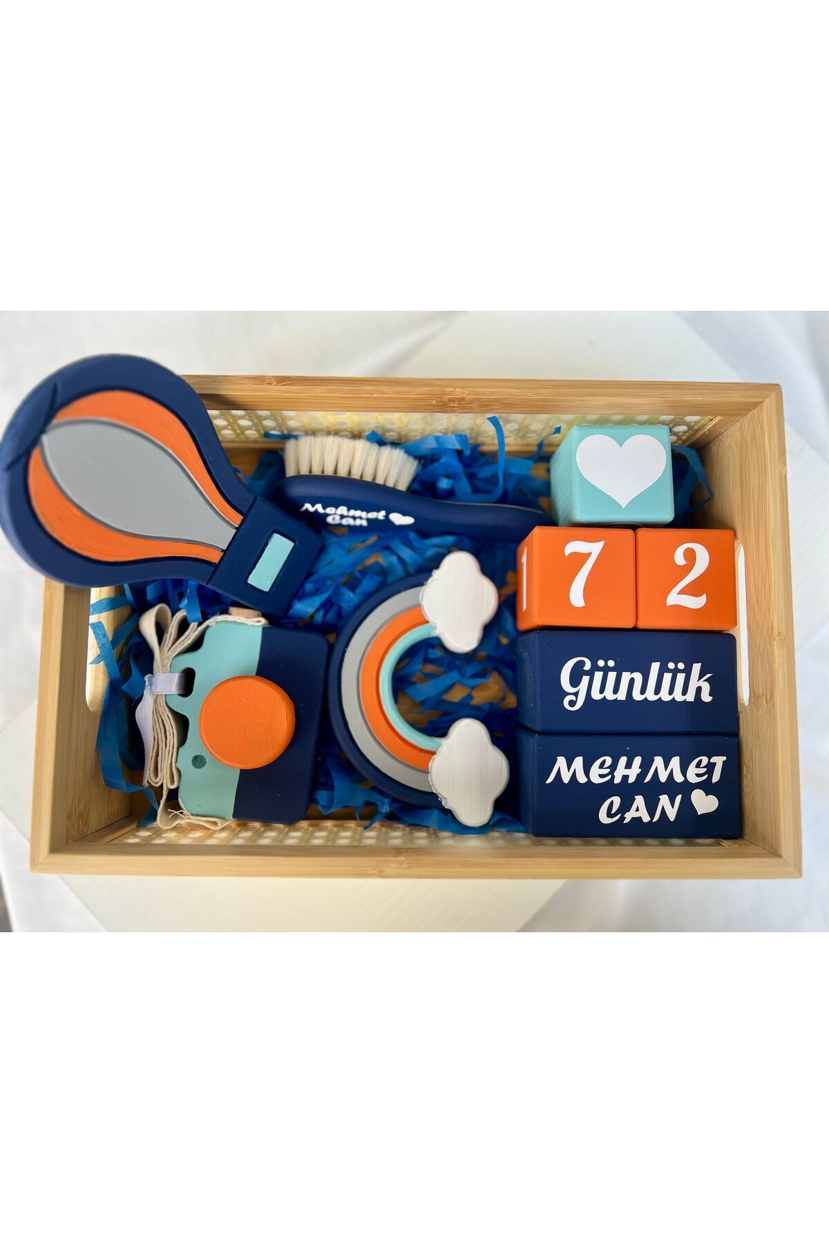 Bebek anı küpü çekim 3lü objeliset tam takım çekim dekor