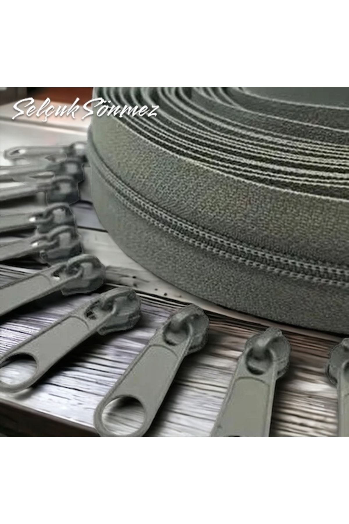 KHAKI COLOR 10 METERS ZIPPER 20 HEADGEAR