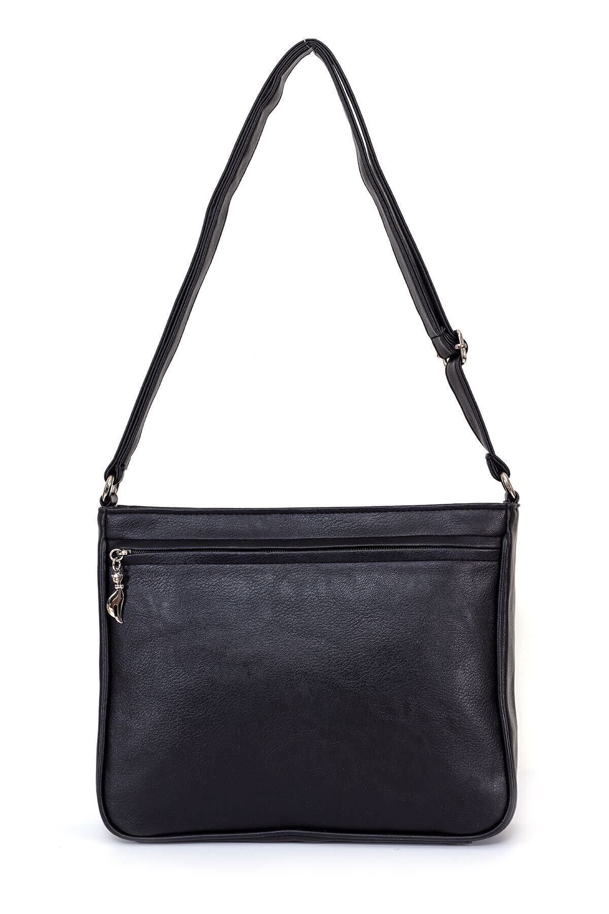 Solo Bag-Geantă neagră cu umăr de damă 8