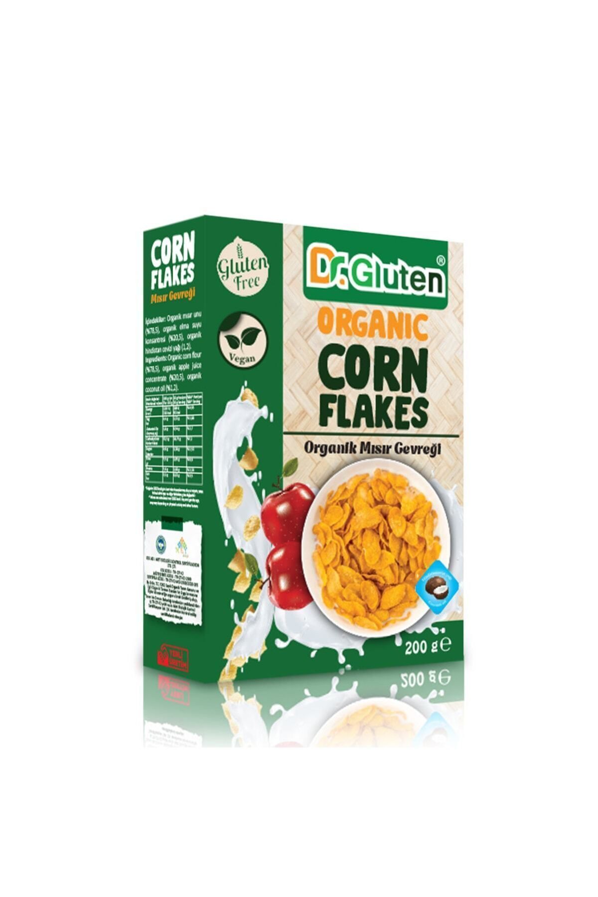 Dr.Gluten Dr. Gluten Glutensiz Organik Vegan Mısır Gevreği 200 G (  Hindistancevizi Yağlı ) Fiyatı, Yorumları - Trendyol