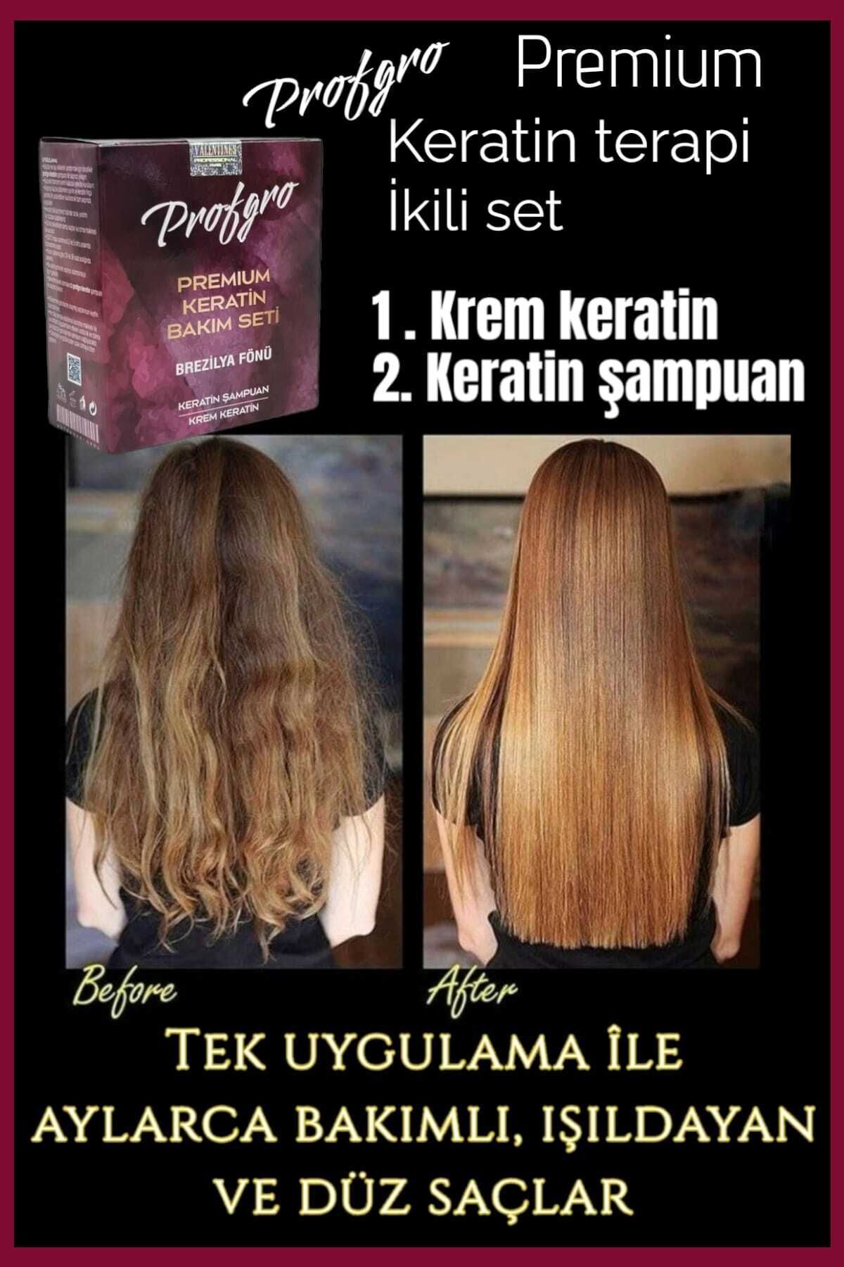 2li Fırsat Brezilya Keratin Krem Keratin Btx Şampuan Saç Bakım Seti Aylarca Düz Ve Bakımlı Saçlar — prof2lifırsat — تصویر 6 از 7