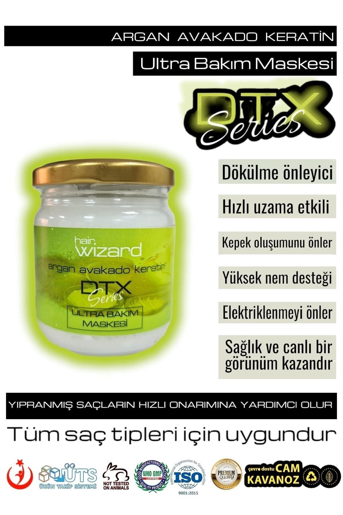 Dökülen Yıpranmış Ve Yavaş Uzayan Saçlara Özel Detox Ultra Bakım Maskesi — detoxhw — تصویر 5 از 7