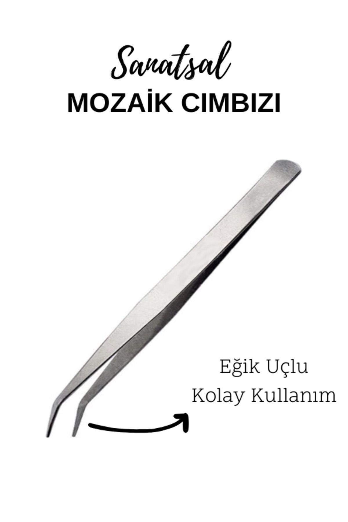 Sanatsal Mozaik Mozaik Cımbızı Eğik Uçlu Çelik Cımbız