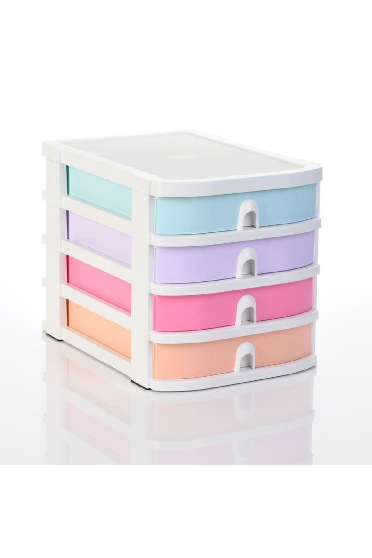 Ops Co 7400 A4 - Raft Cu 4 Sertare Pastel Mix - One Size
