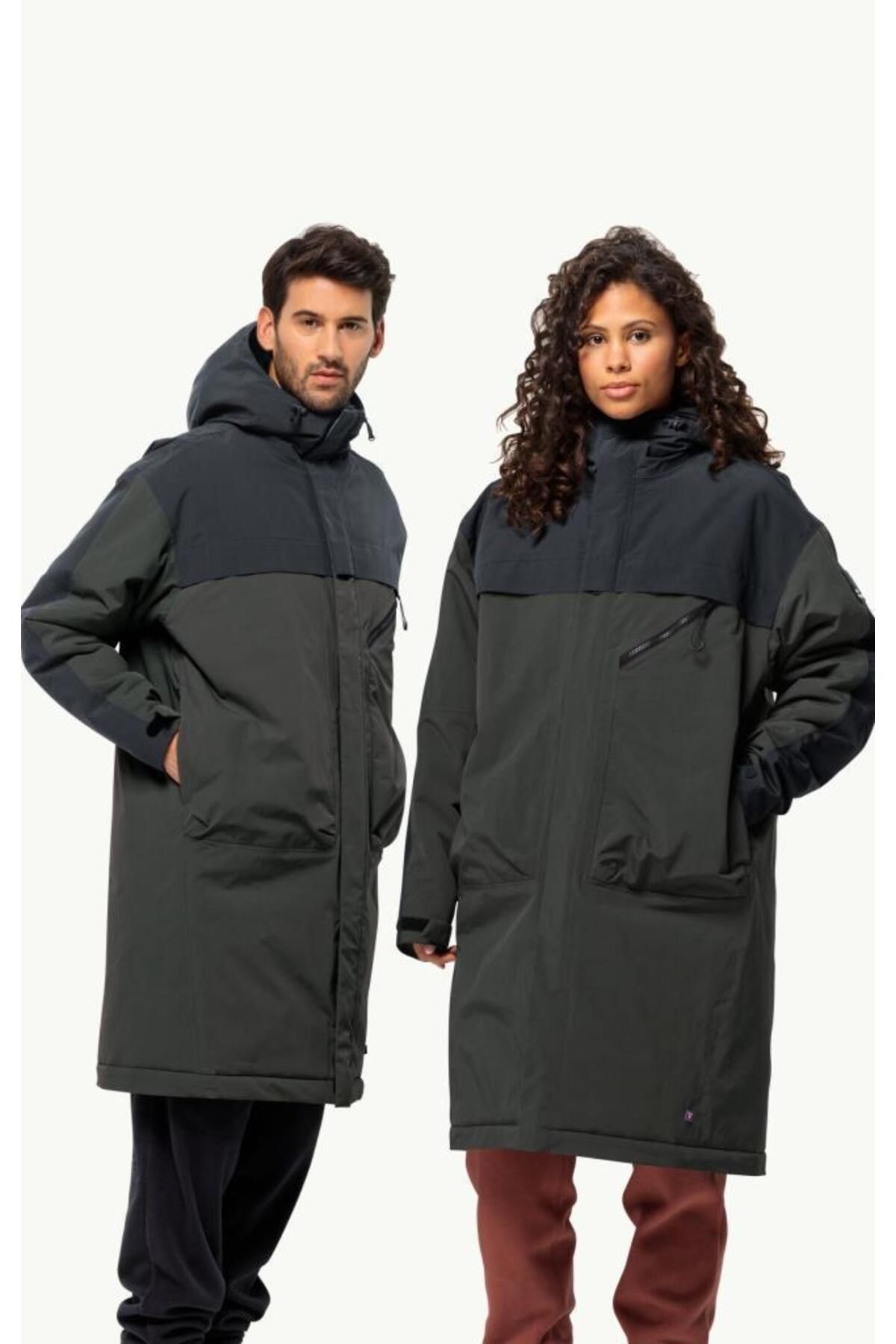 1116161_4136 Heumarkt 2l Parka Slate Green Unisex Parka Outdoor Jack Wolfskin