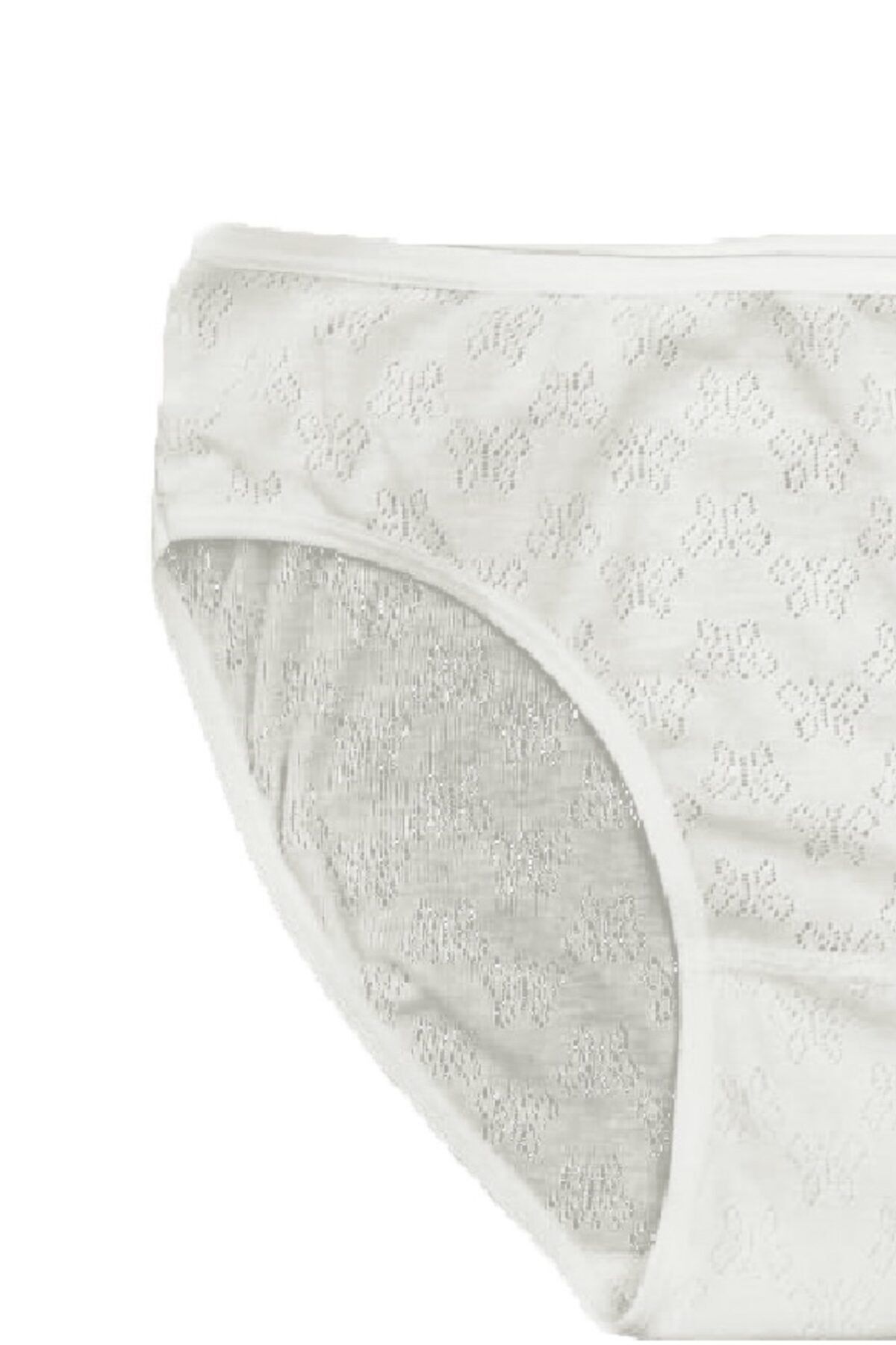 FSM1453-Women's Cotton Ribbed Normal Waist Slip Panties 2-Piece 4