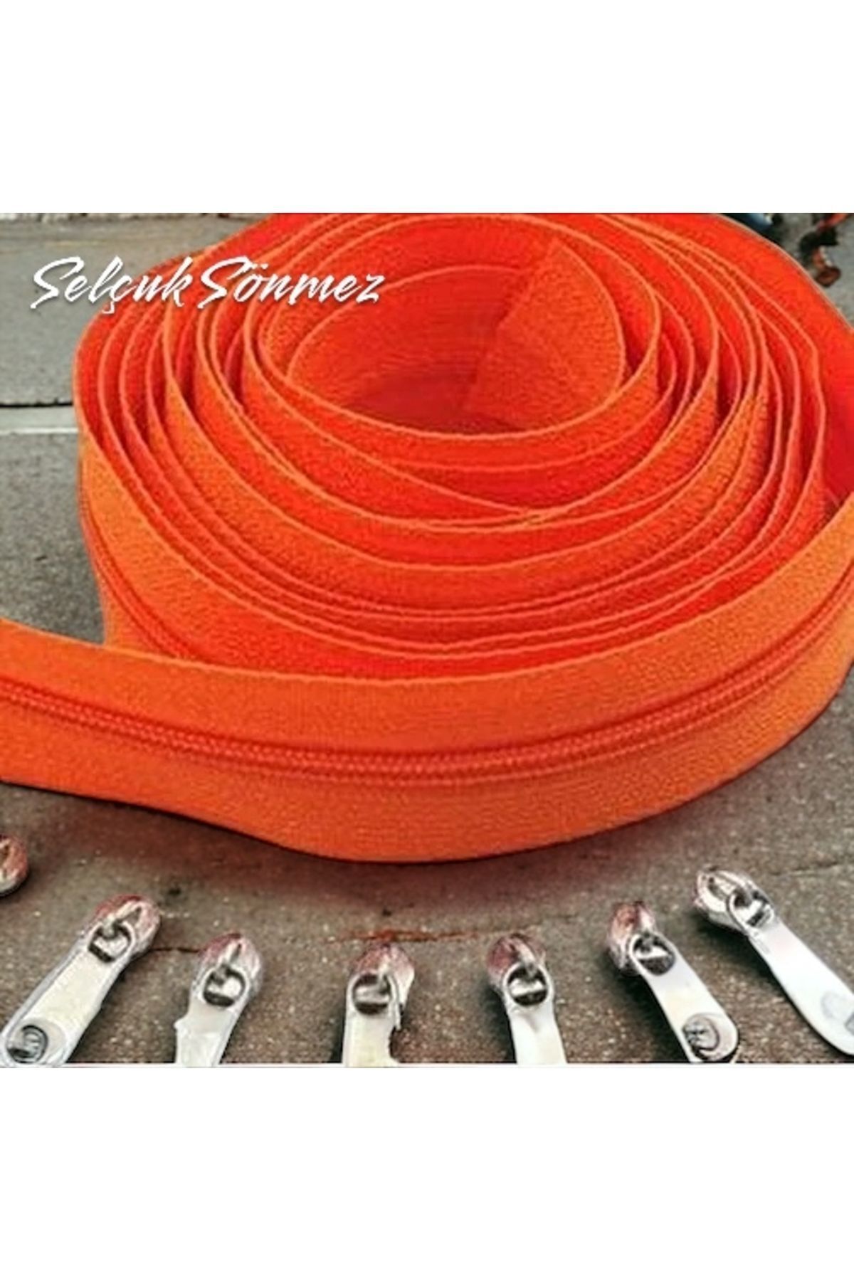 ORANGE 10 METER ZIPPER 20 HEADGEAR