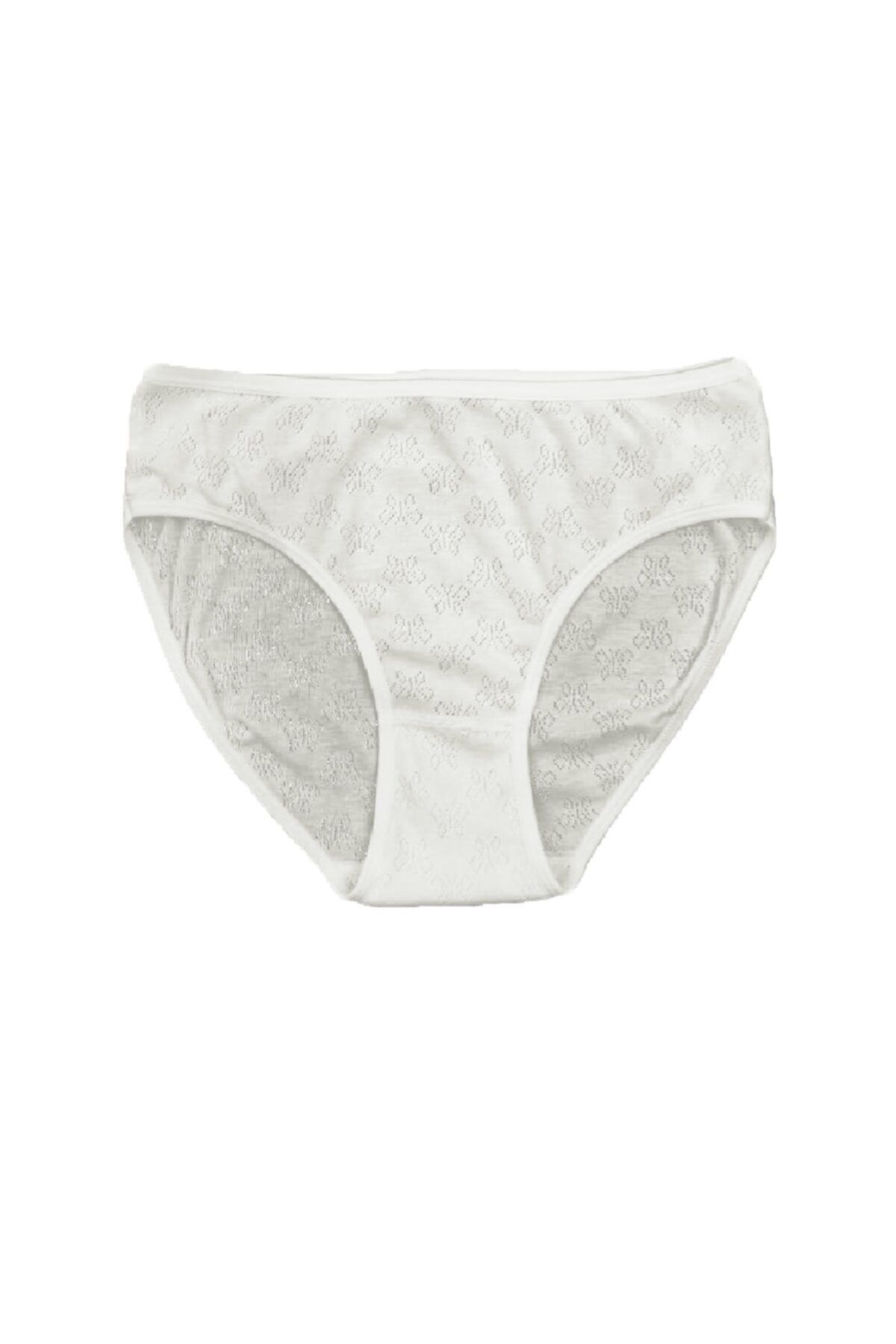 FSM1453-Women's Cotton Ribbed Normal Waist Slip Panties 2-Piece 2